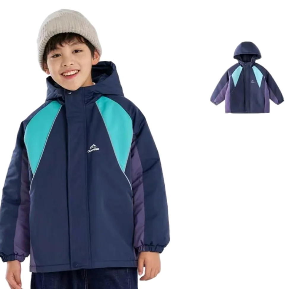 JCVBN Chaquetas acolchadas de algodón para niños, abrigos impermeables para otoño e invierno, ropa de invierno con capucha para niños y niñas