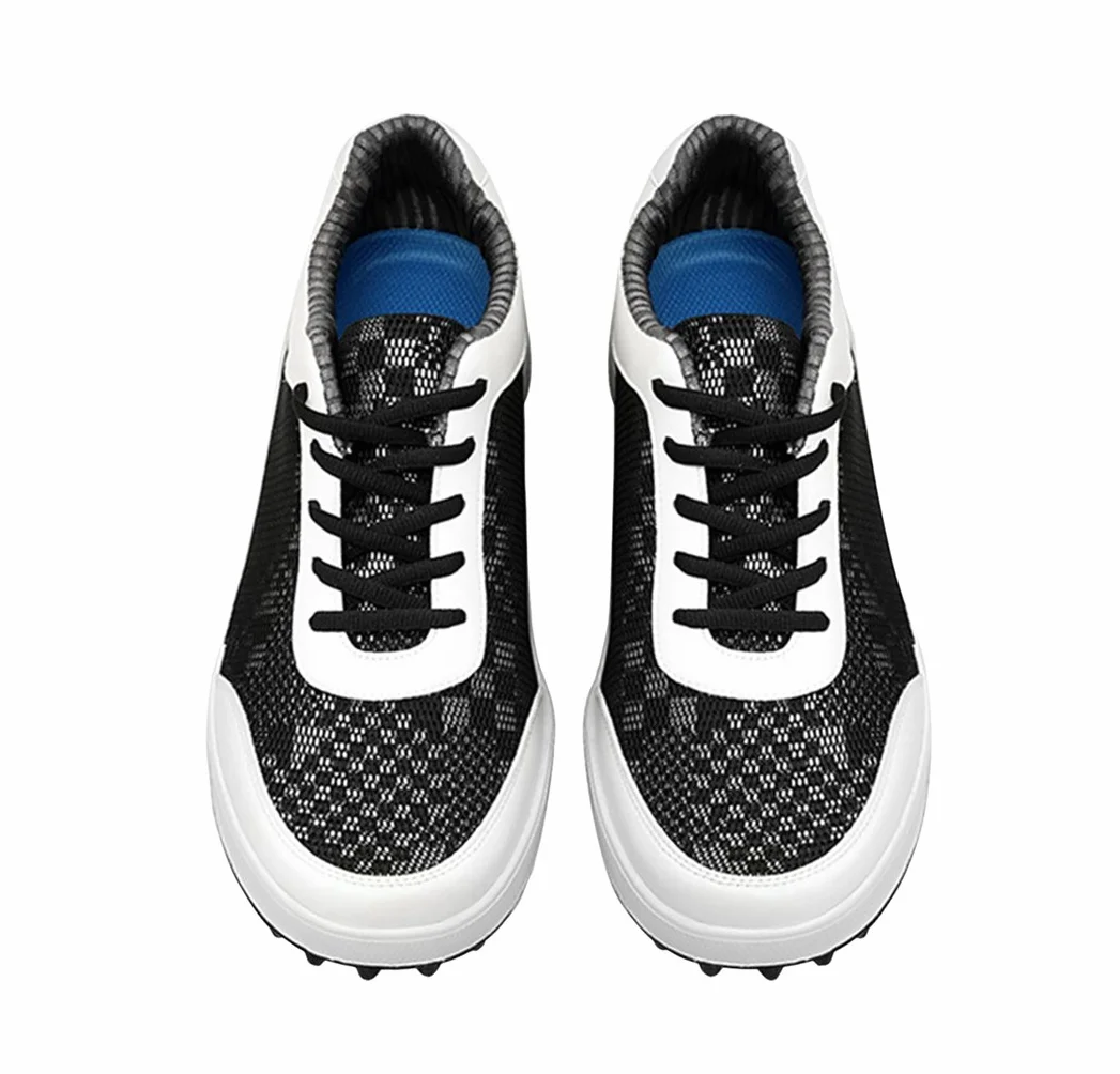 Zapatos de Golf de Malla Transpirable Spikeless para los Hombres