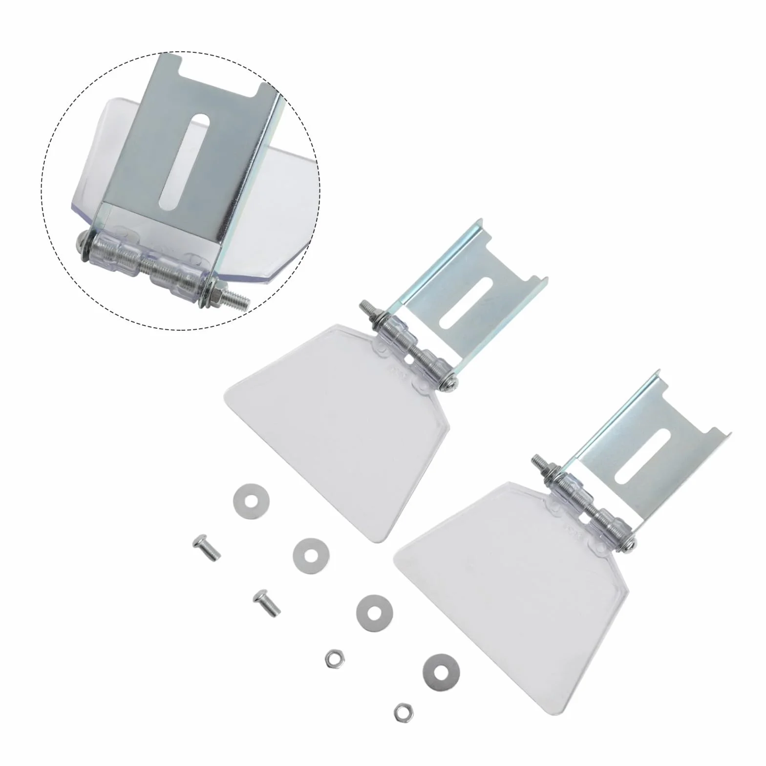 Protectores de seguridad para amoladora de banco 125 mm con soportes antipolvo