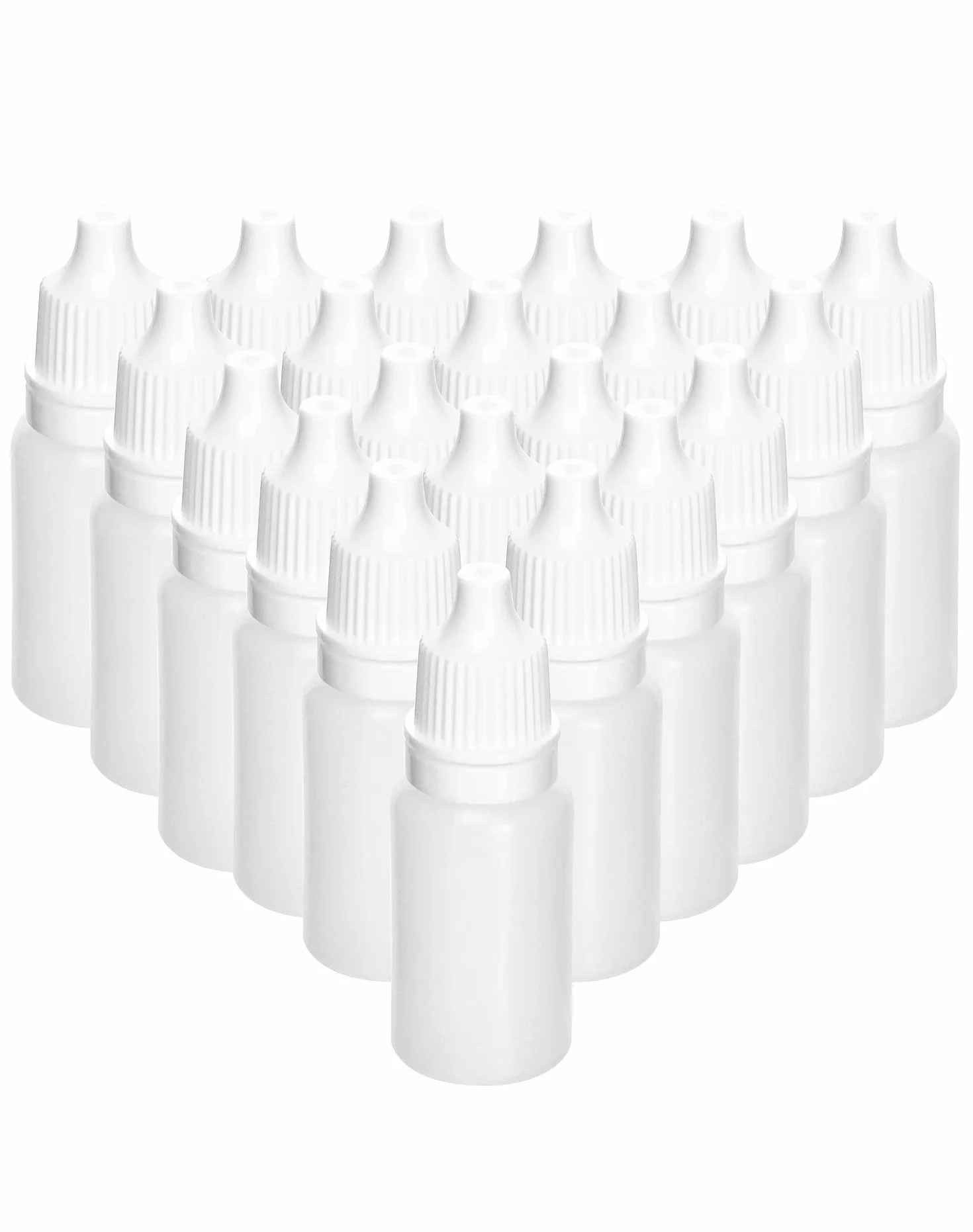 QWORK 150 Pcs Botellas Cuentagotas Plástico 10ml Muestra Líquido