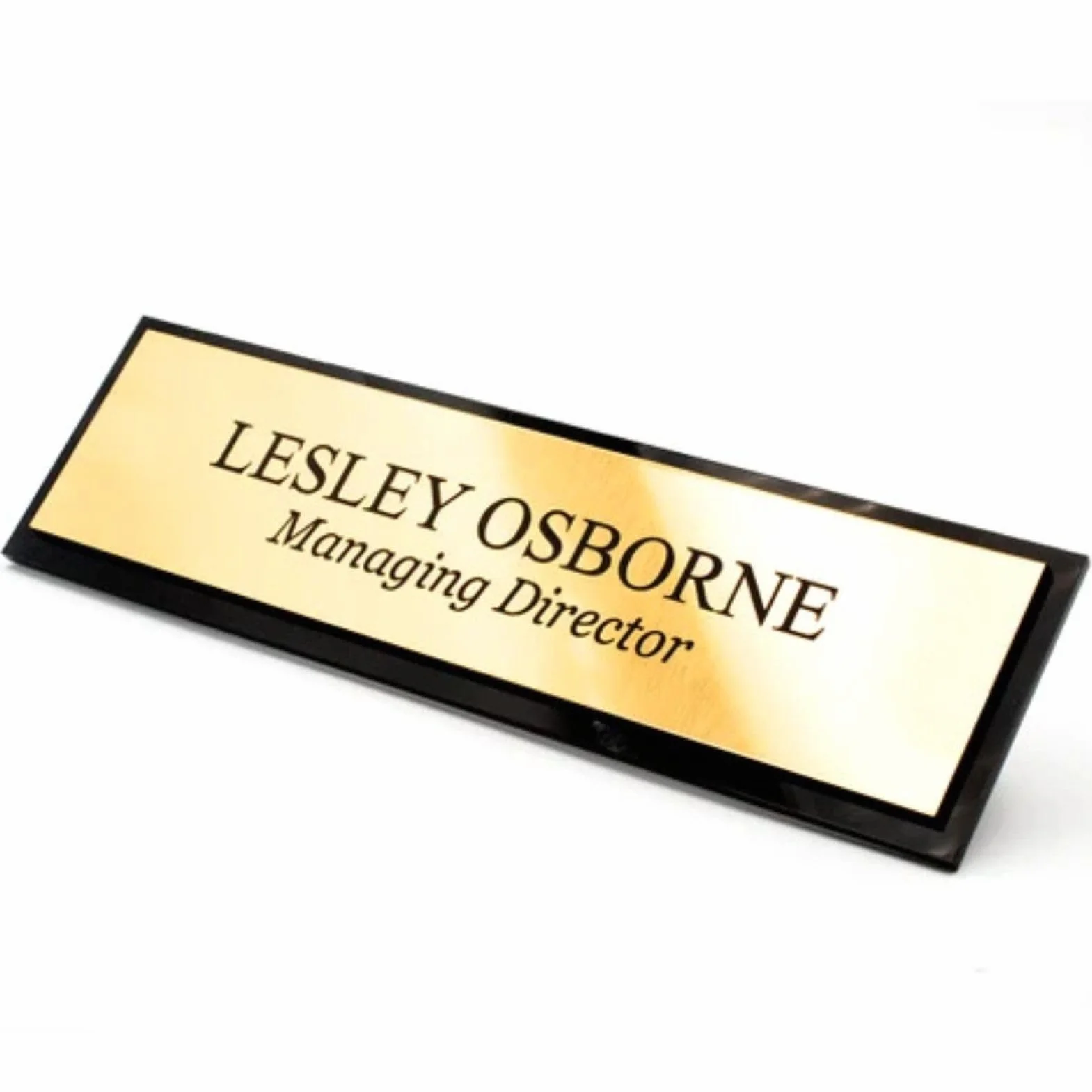 Placa de Plástico ABS para Grabado Laser 30x20 cm 1,3 mm 4 Piezas Bicolor Negro sobre Oro Espejo