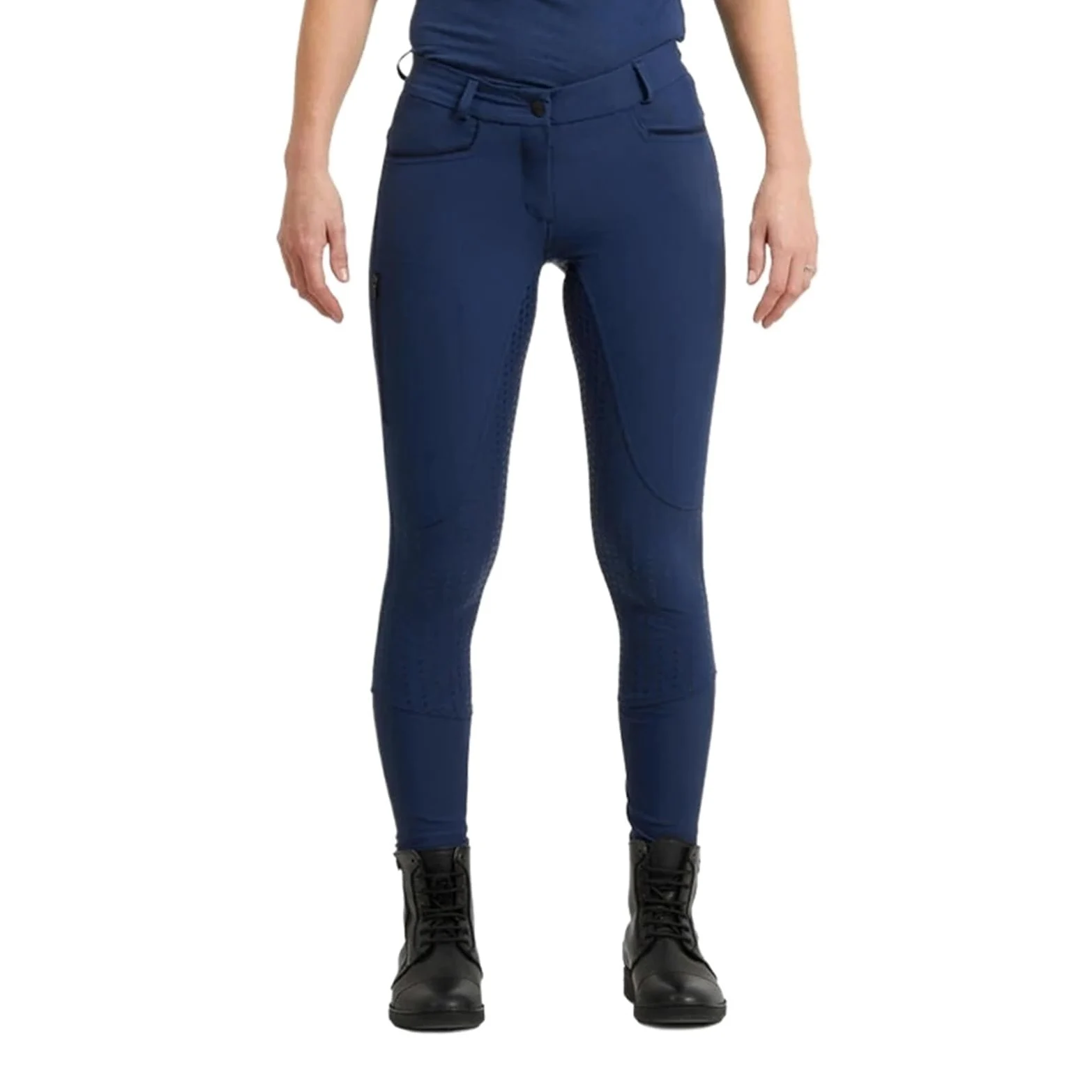 Pantalones Montar a Caballo Mujer Pantalones de equitación Profesionales Silicona for Mujer, Secado rápido, Deportivos y Antideslizantes(Blue,XS)