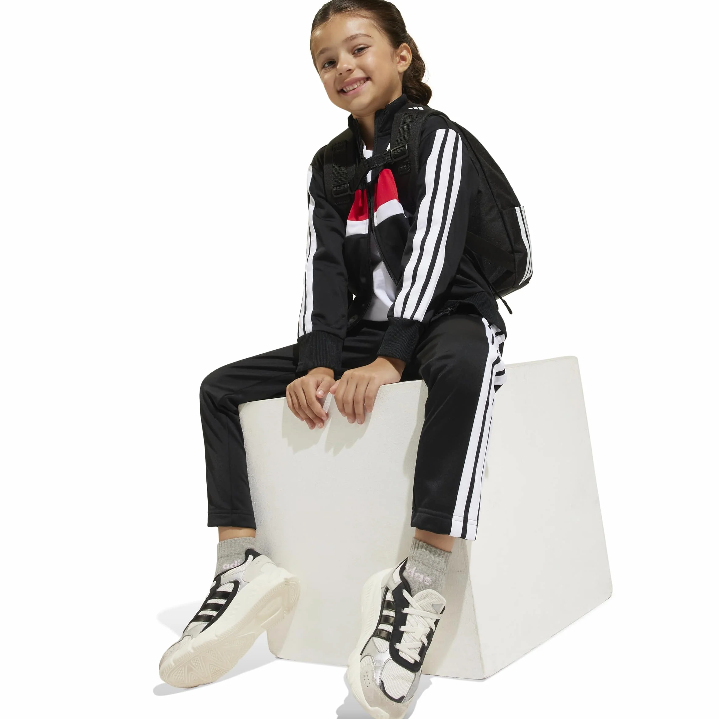 adidas Unisex Kids' Chándal Seasonal Essentials Tiberio Tricot 3 bandas (Adolescentes)