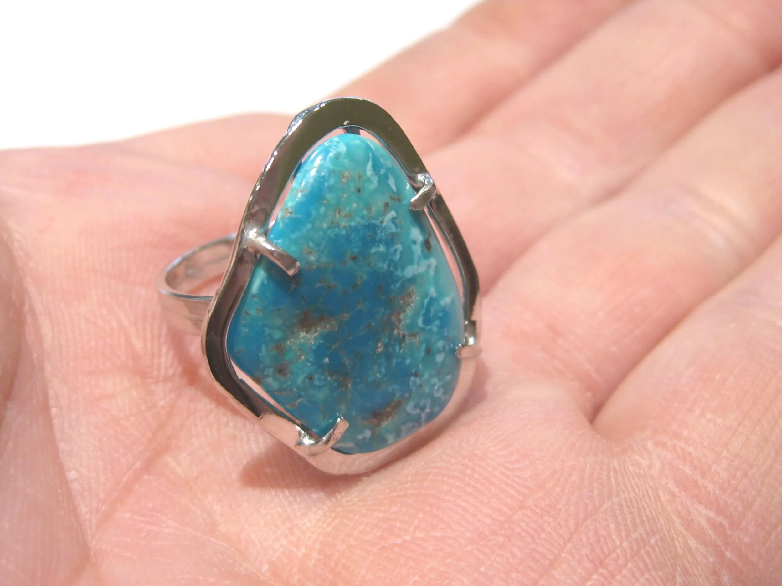 giacobbi jewelry anillo Turquesa plata 925%