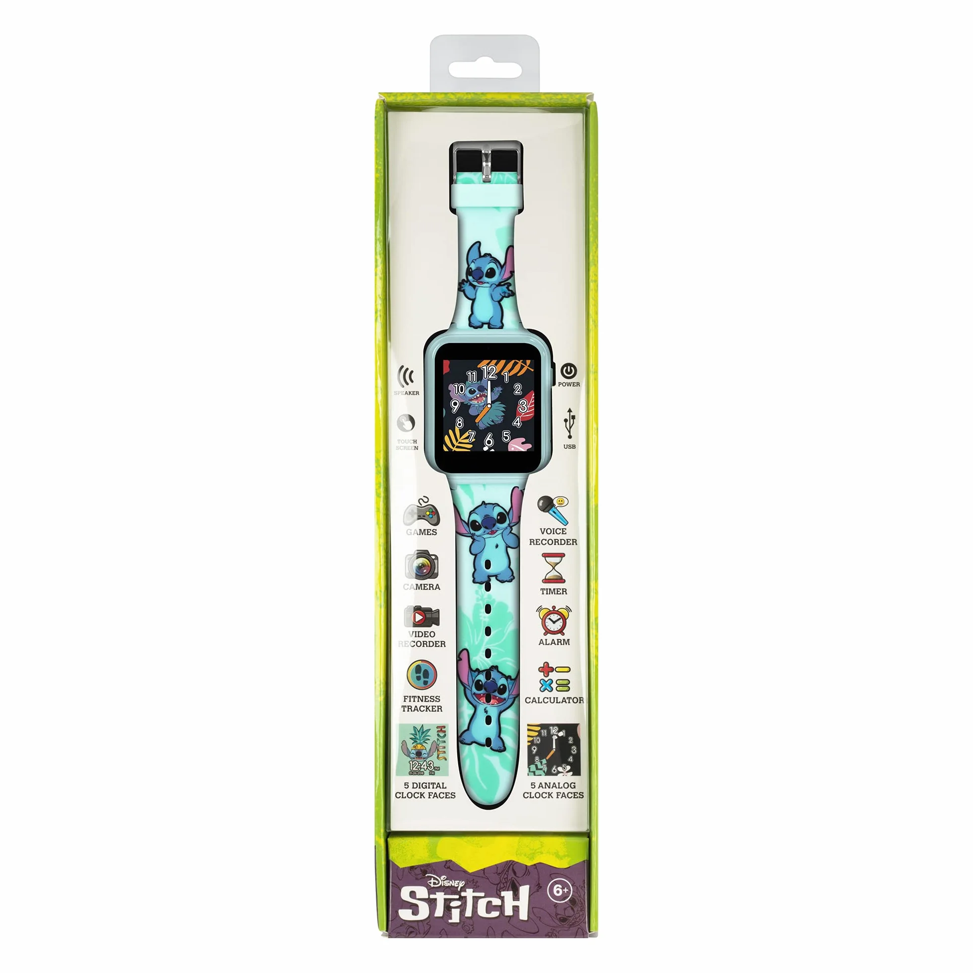 Disney Reloj Inteligente LAS4027 Cámara Azul