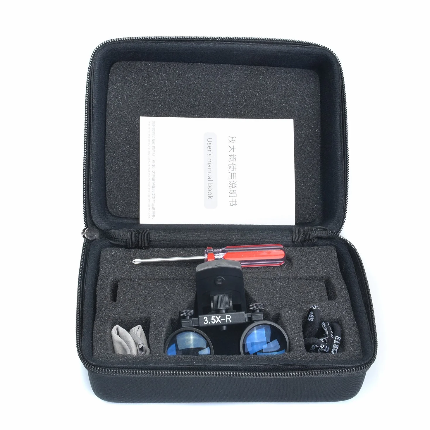 Lupas binoculares quirúrgicas 2.5X/3.5X DY-109 DY-110 ajustable interpupilar