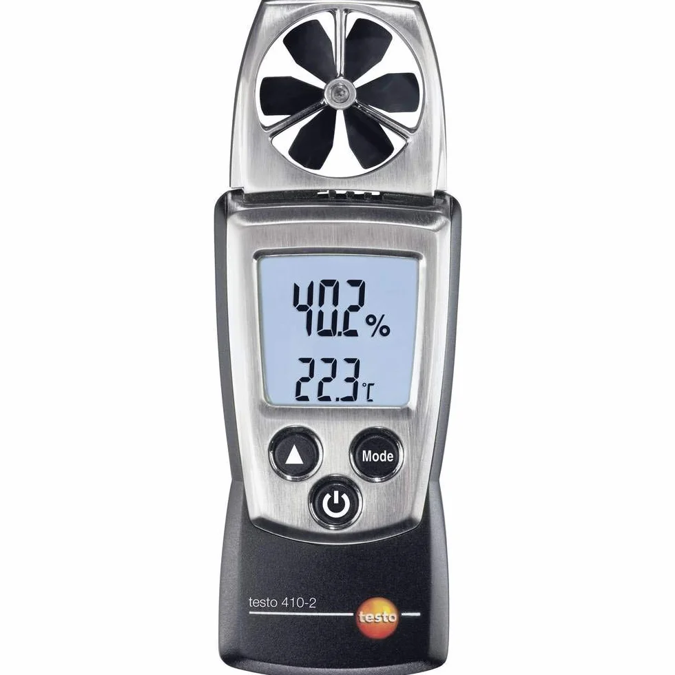 Testo 0560 4102 Anemómetro de Paletas con Medición de Humedad Integrada