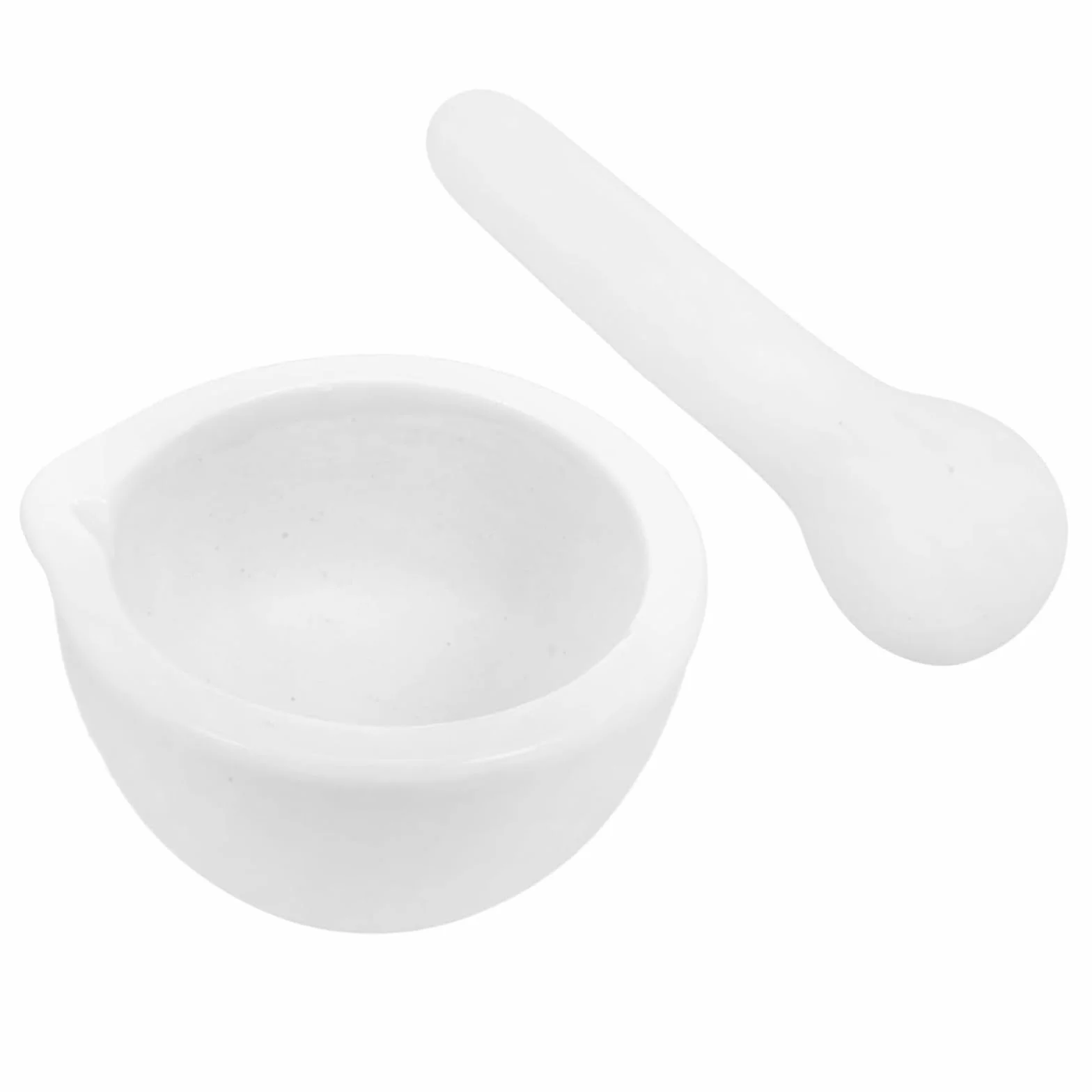 Mortero de porcelana mini trituradora manual para ajo especias hierbas resistente utensilios de cocina blanco