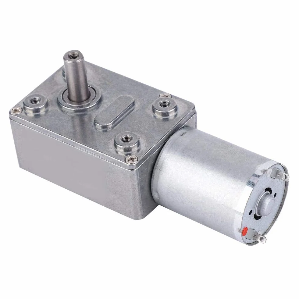 Motor de engranaje helicoidal DC12V 30RPM gran torsión para múltiples propósitos