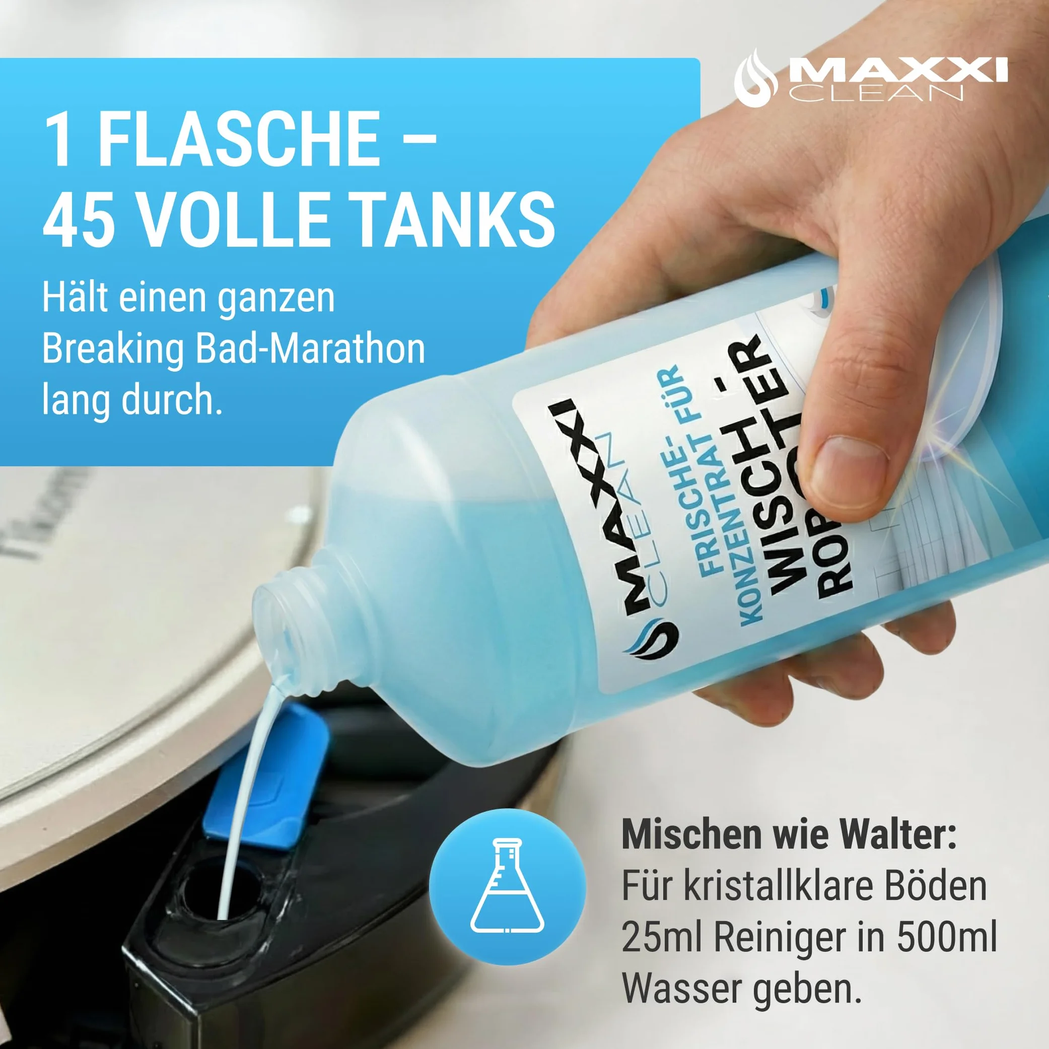 Limpiador de suelos para robots de limpieza 750ml