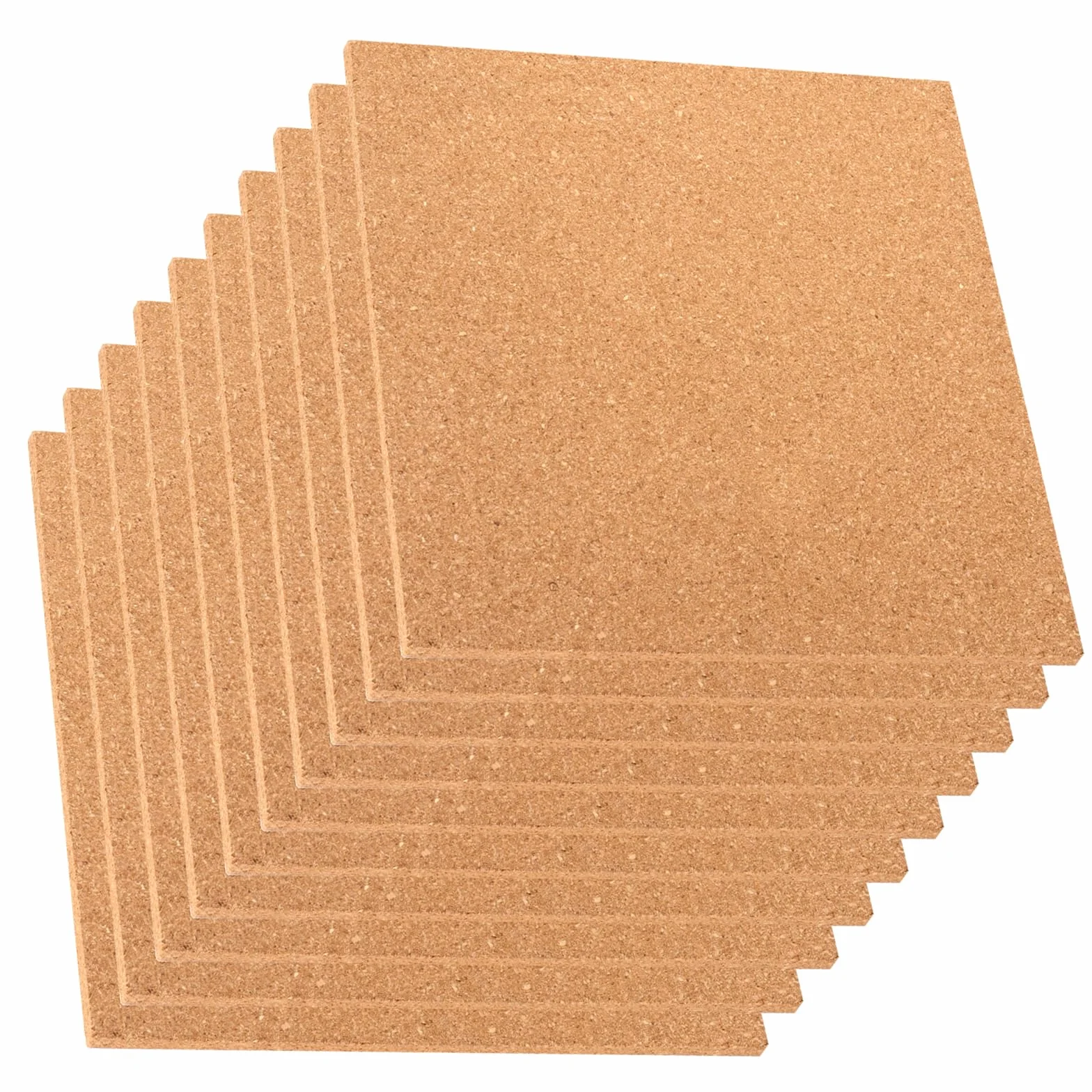 Placas de Corcho Autoadhesivas 30x30 cm 6 mm - Tablero de Corcho para Pared, Tablón de Anuncios