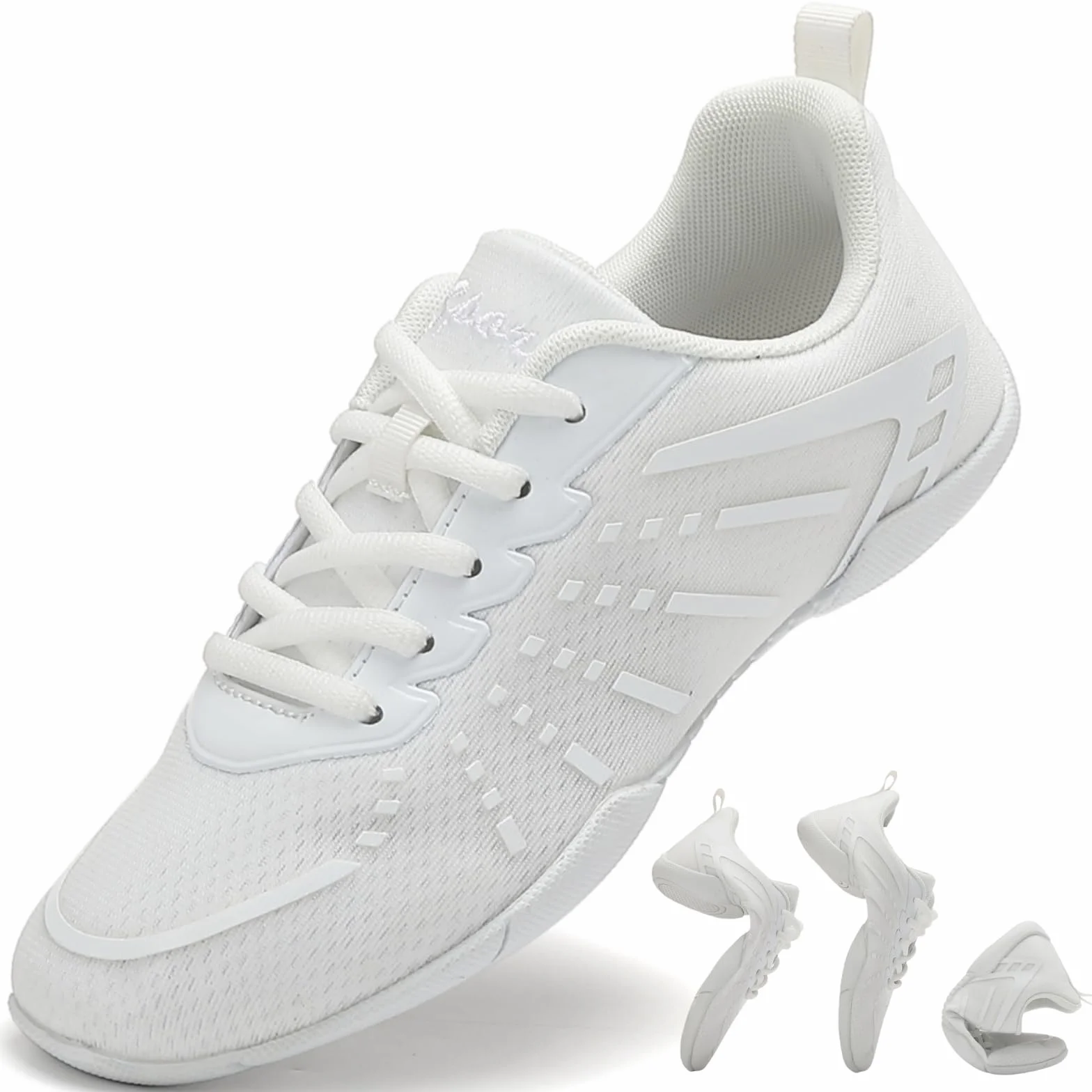 Zapatos de Porrista para Mujer Cheer Zapatillas Cheerleader Cheerleading Niña Yoga Entrenamiento Danza Caminar Gimnasia Deportes al Aire Libre
