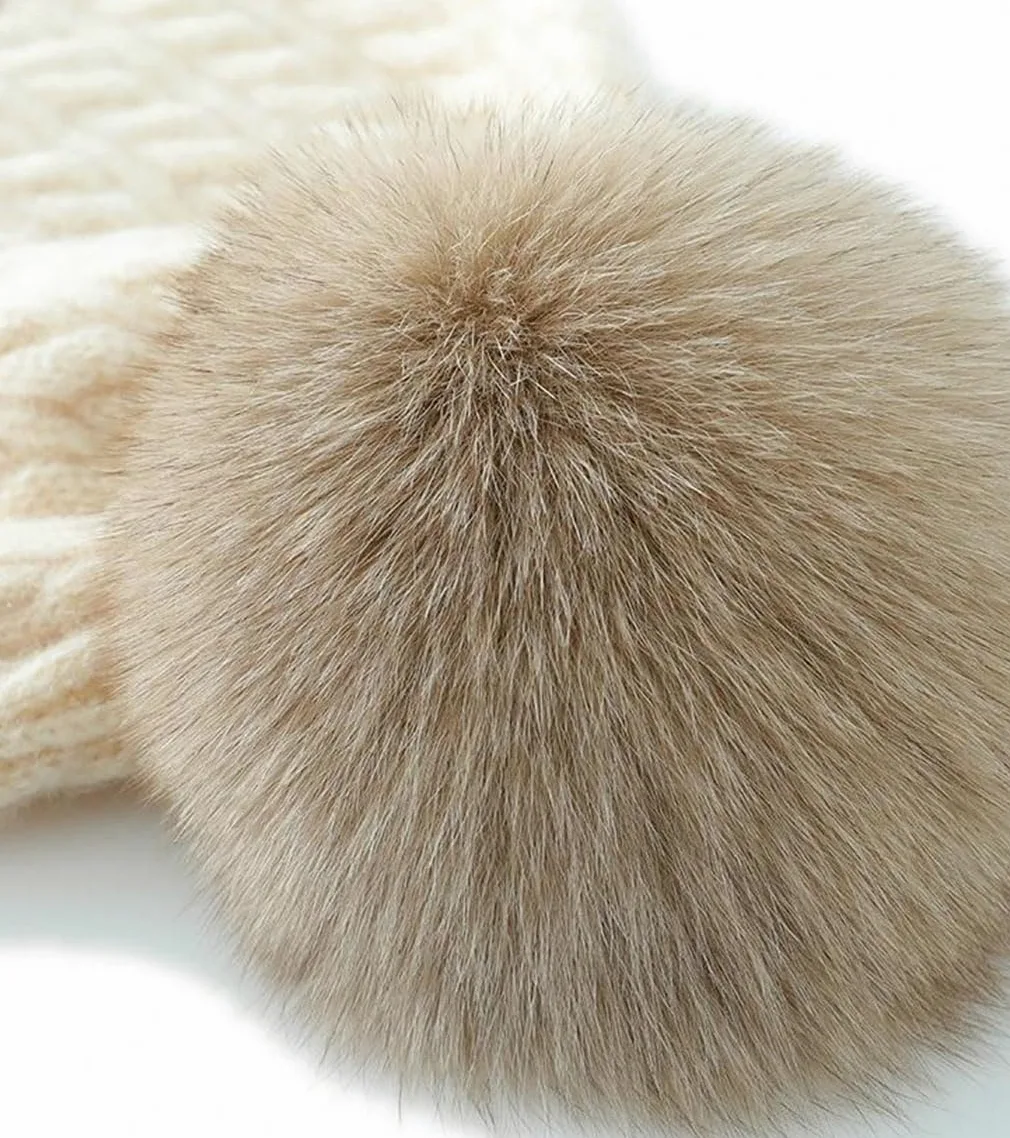 Gorro de lana para mujer, grueso y cálido, con textura, para invierno, casual, suave