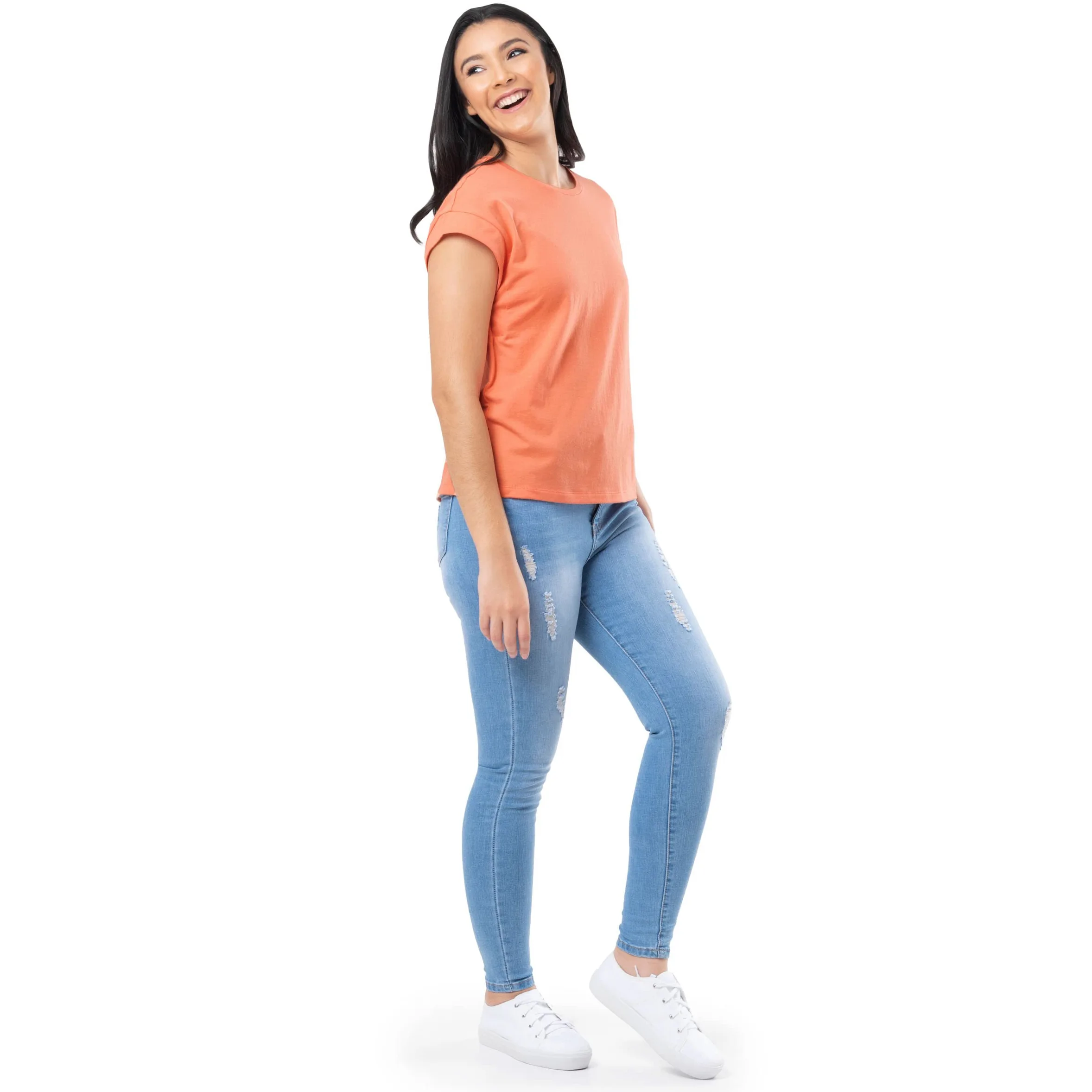 Lee Camiseta Suave de Manga Corta Mujer