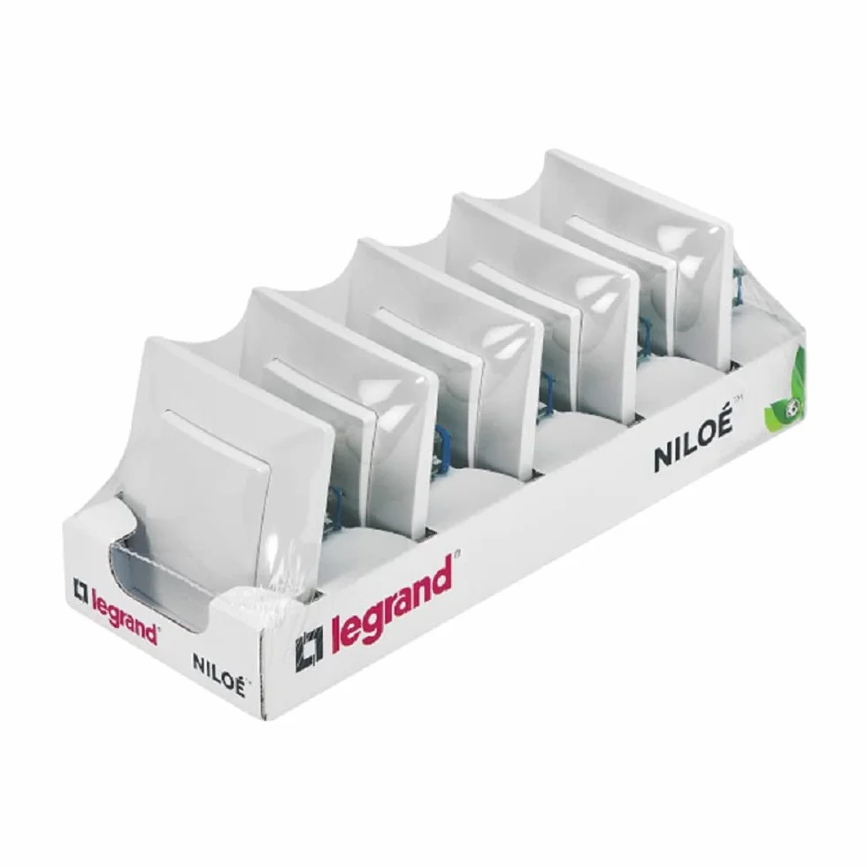 LEGRAND Interruptores Conmutador 10A Niloé Monobloc Blanco 396431
