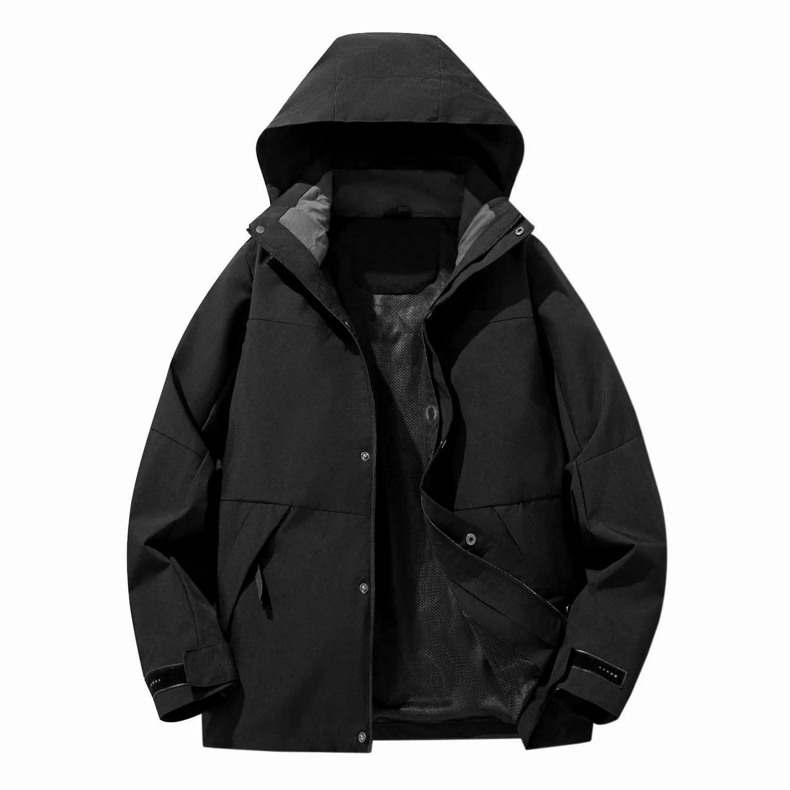 Chubasquero para mujer de una sola capa para senderismo para hombre/mujer, cortavientos para exteriores, para trekking, chaquetas de primavera