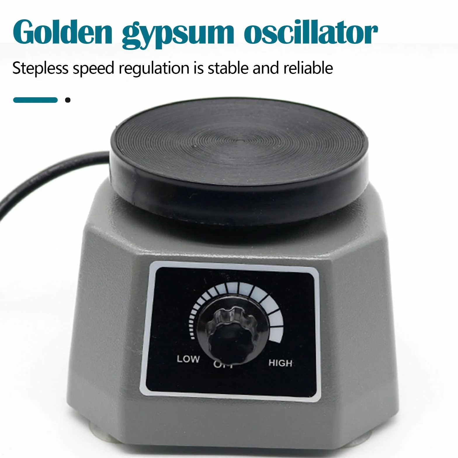 Placa Vibratoria 220V 100W Oscilador Eléctrico Velocidad Ajustable Equipo Laboratorio Dental