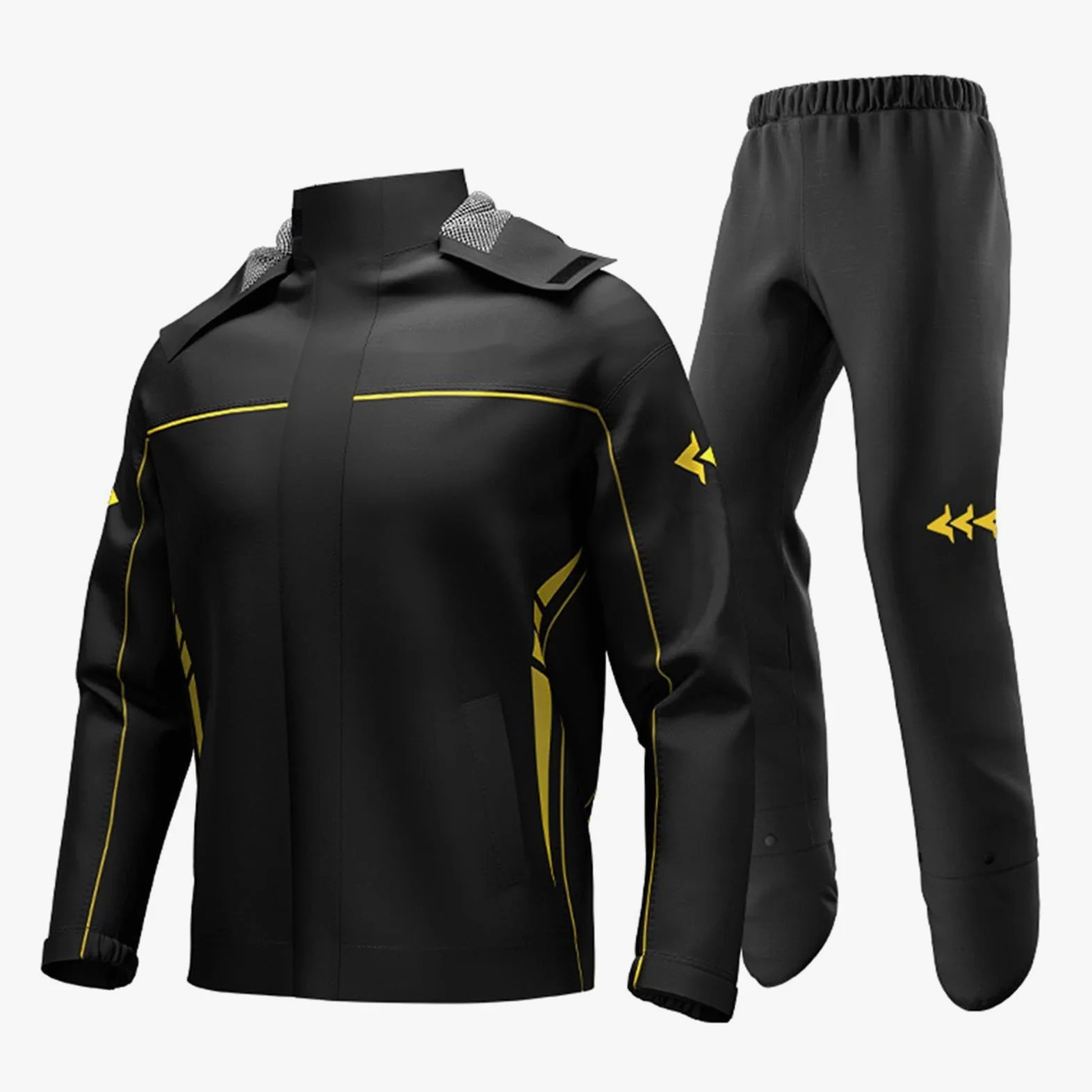 Chubasquero, Traje de Lluvia Impermeable para Motocicleta para Hombres y Mujeres, Ropa de Lluvia para Ciclismo en Bicicleta, Chaqueta y Pantalones con Bolsa de Almacenamiento, Chaqueta de