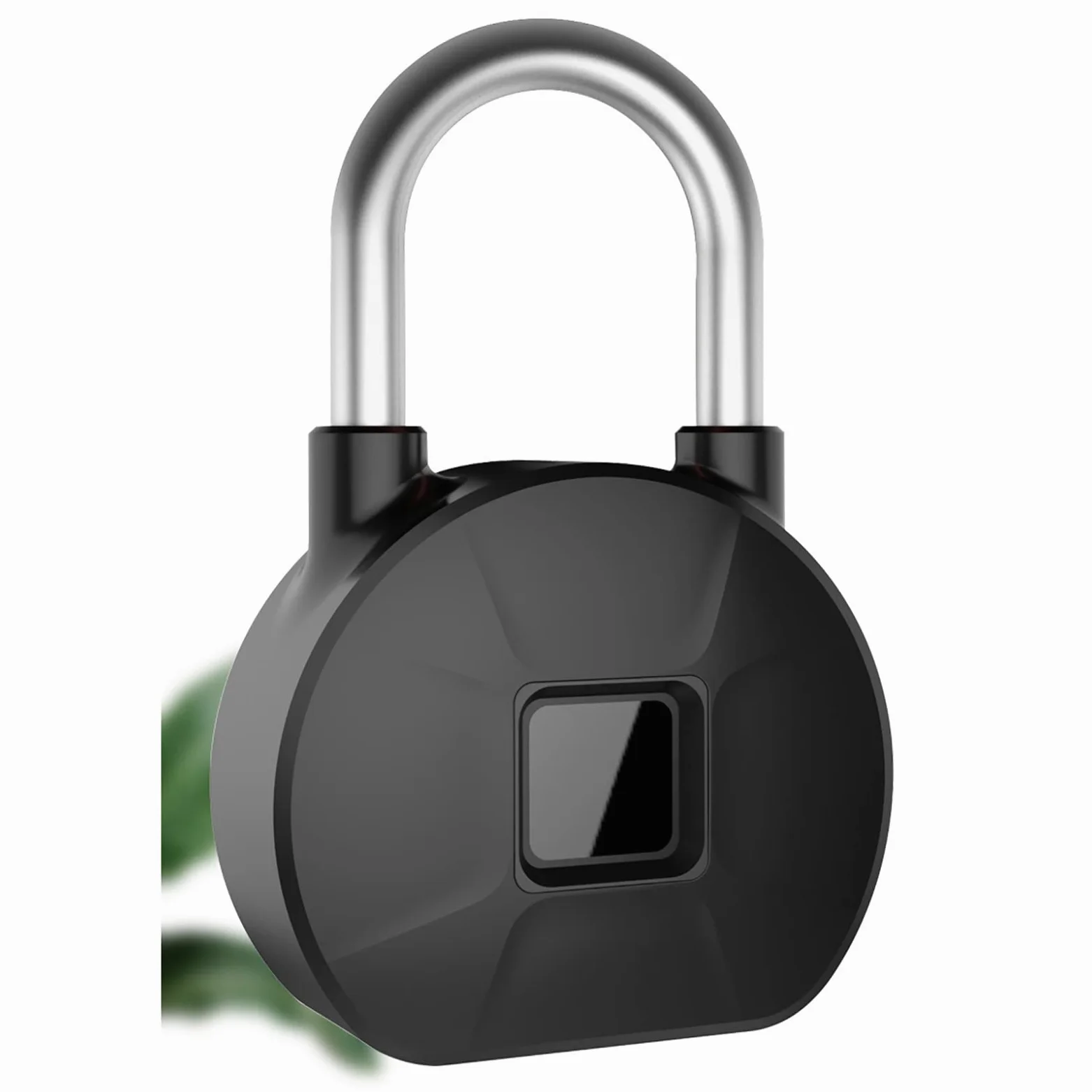 Candado Inteligente con Huella Dactilar Candado de huellas dactilares inteligente Cerradura casillero viaje Huella digital para Seguridad(Schwarz)