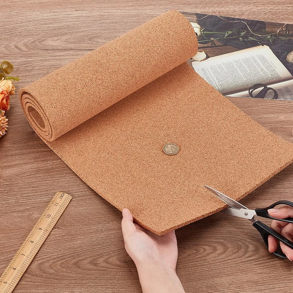 OLYCRAFT Tablero de Corcho Grande Natural 1.2m x 30cm 6mm Rollo Multiusos