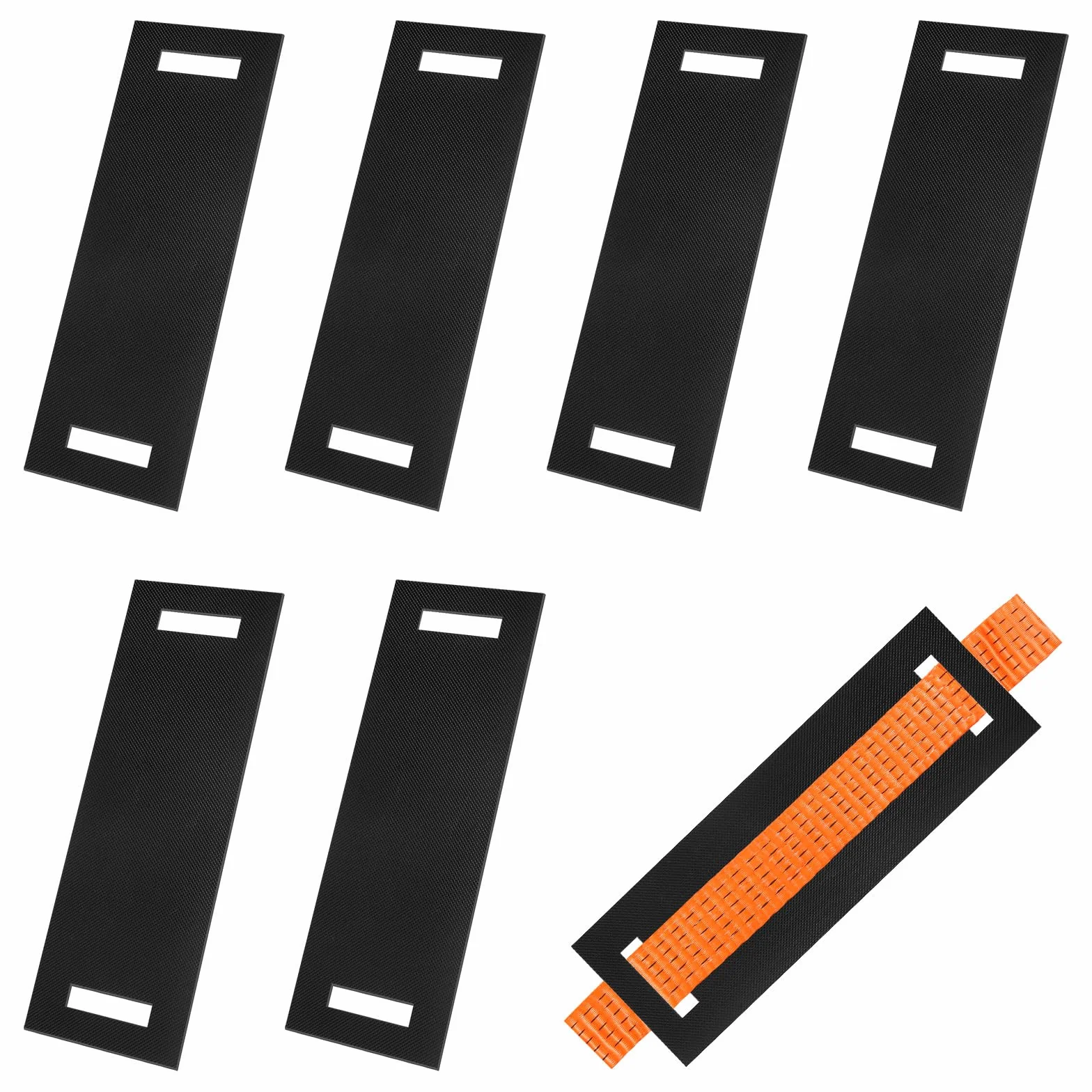 Fundas Protectoras de Esquina de Caucho para Cintas de Amarre 290x100x3mm 6 Piezas
