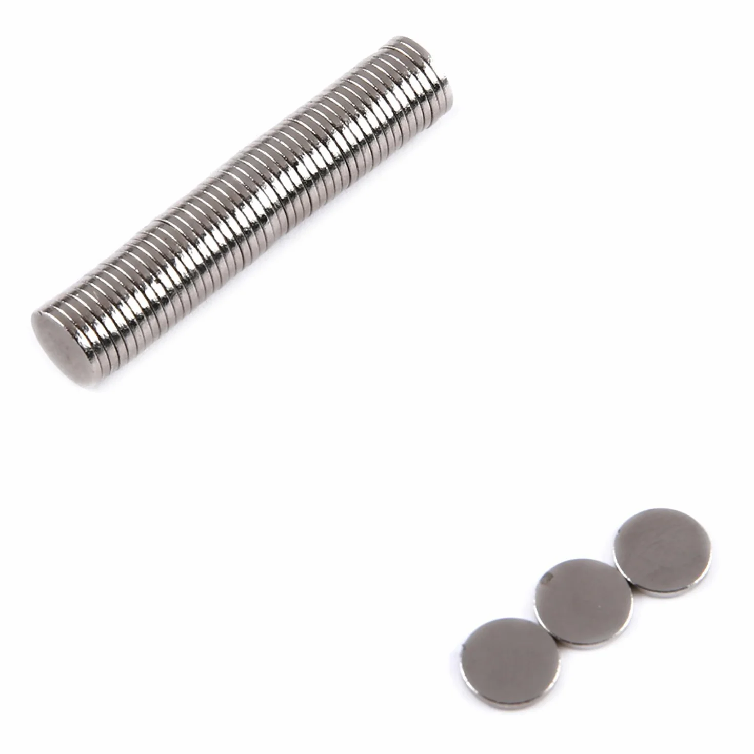 Imanes de Neodimio Potentes Pequeños 100 Piezas 8x1mm Yizhet
