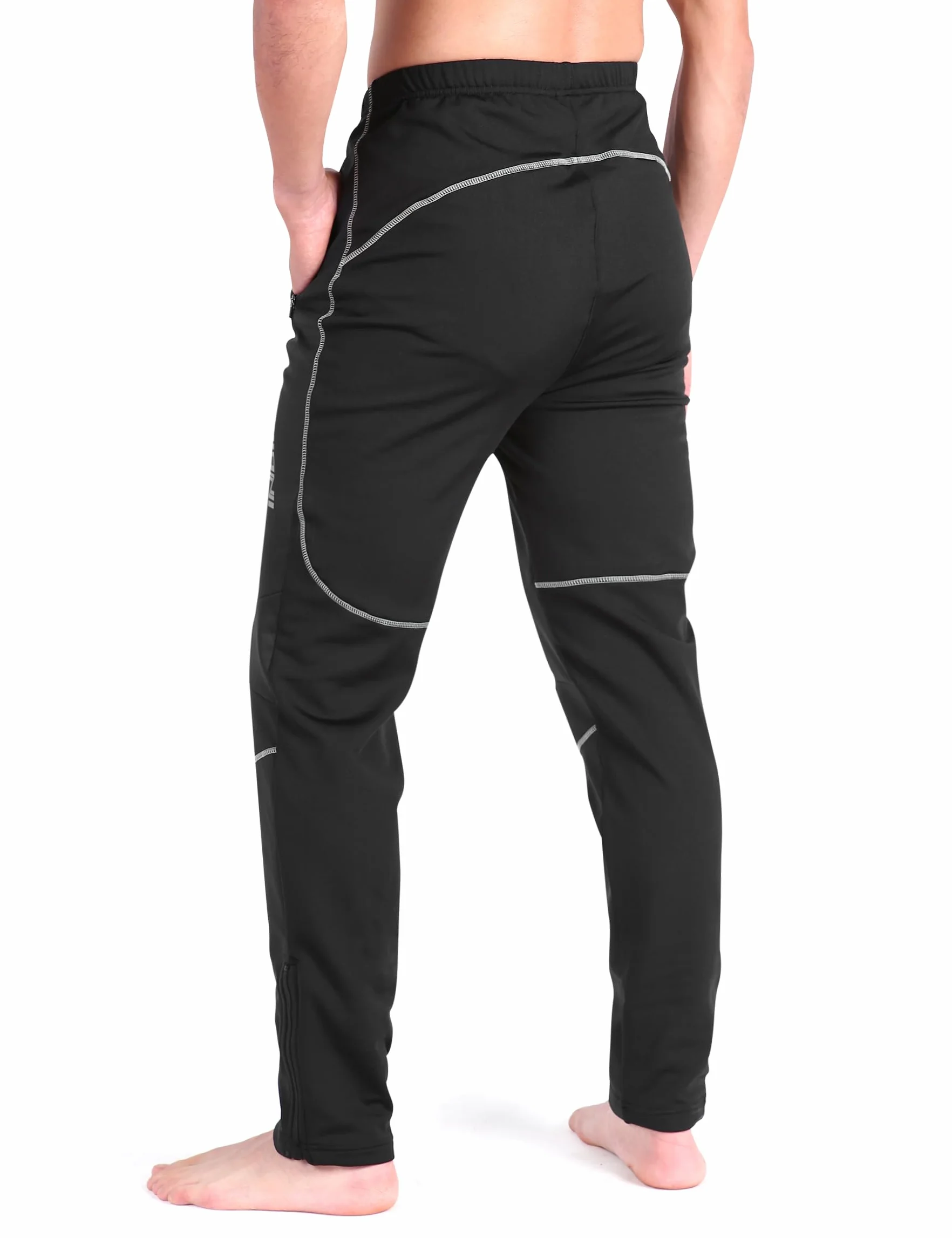 INBIKE Pantalon Largo Ciclismo Invierno Hombre Impermeable Montaña Senderismo Trekking