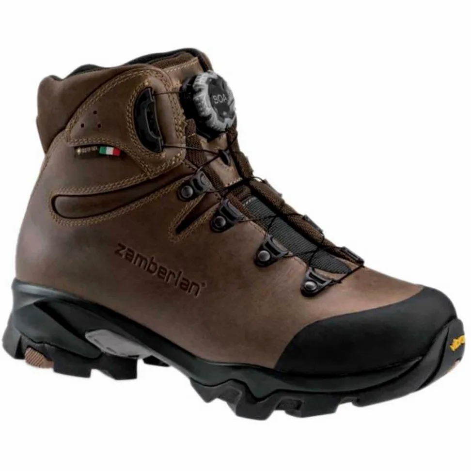 Zamberlan Botas 4015 Leopard FGL GTX RR BOA WL GORE-TEX de hombre para caza, montaña, senderismo,trekking, color marron
