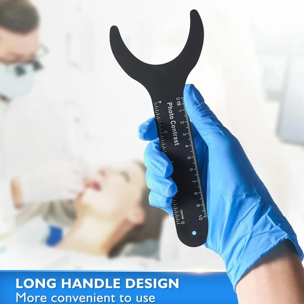 Kit de fotografía intraoral de contrastes dentales 6 piezas