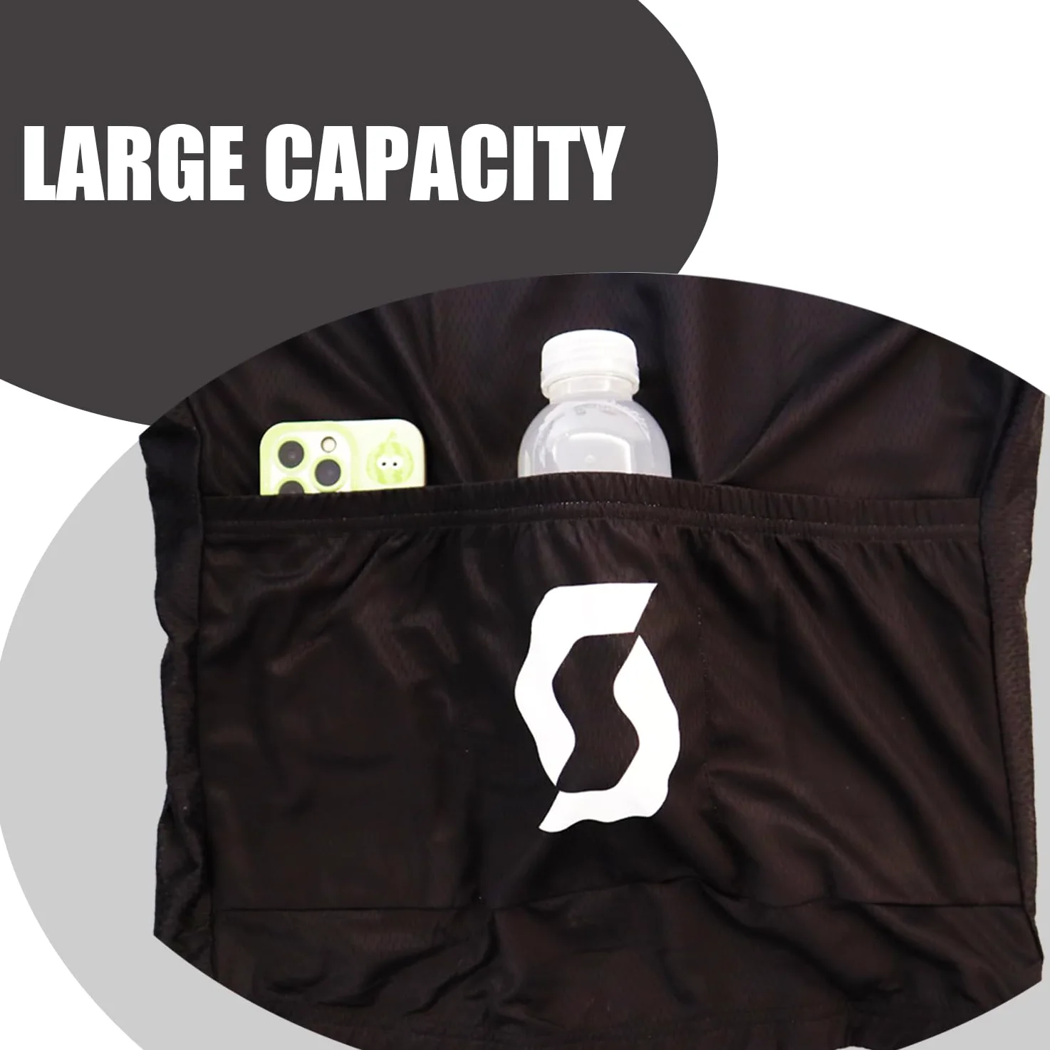 Conjunto de ropa de ciclismo para hombre de verano - Elegante y funcional Maillot de ciclismo con pantalones cortos acolchados de gel 19D transpirable y de secado rápido