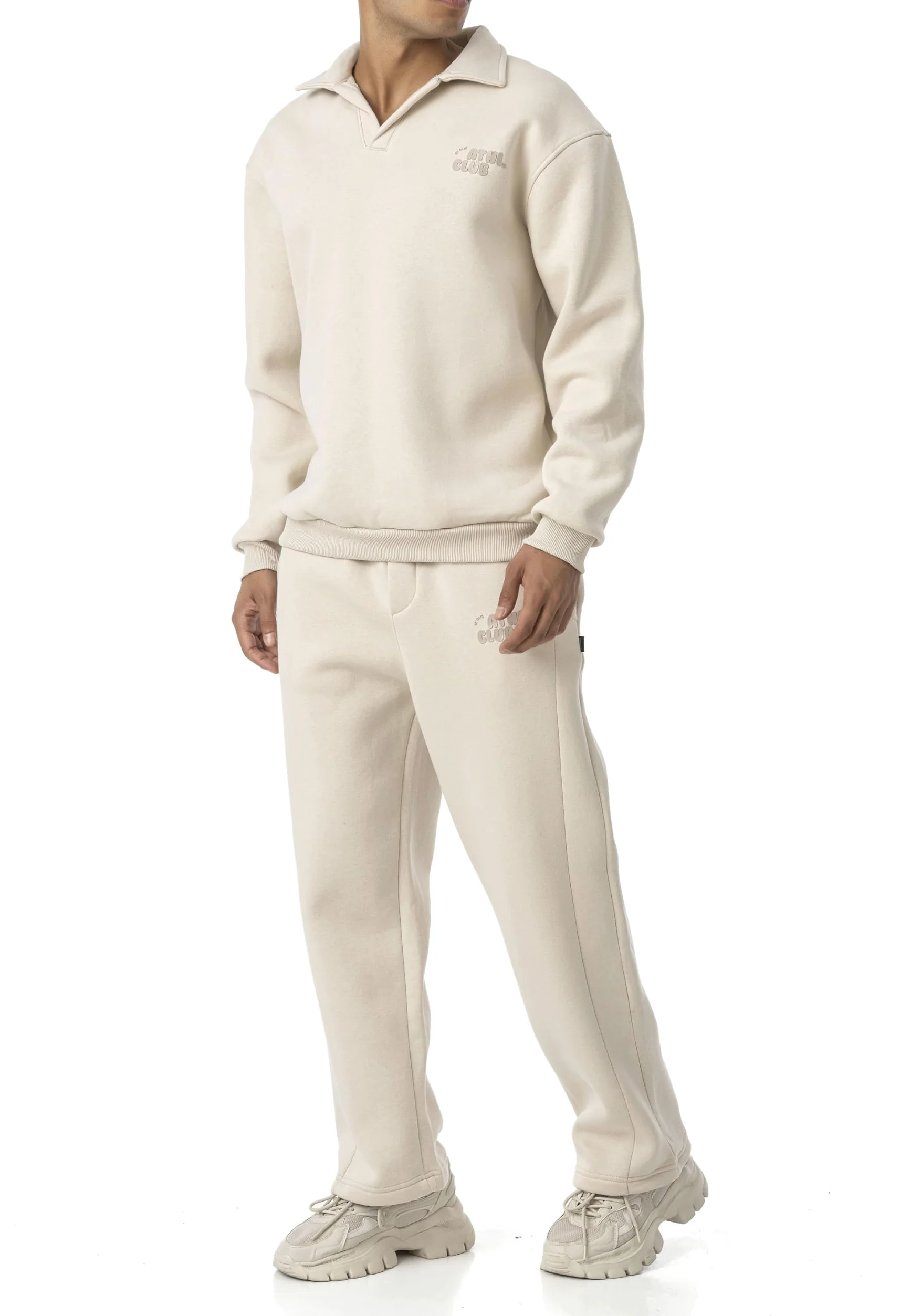 Redbridge - Spruce - Polo para hombre de algodón de manga larga, cómodo traje de ocio y deporte