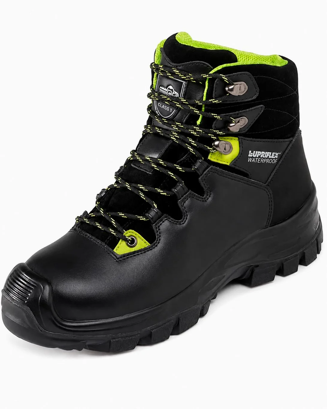 Lupriflex Hunter Low 3-216 UK - Botas de protección contra cortes (clase 1), color negro