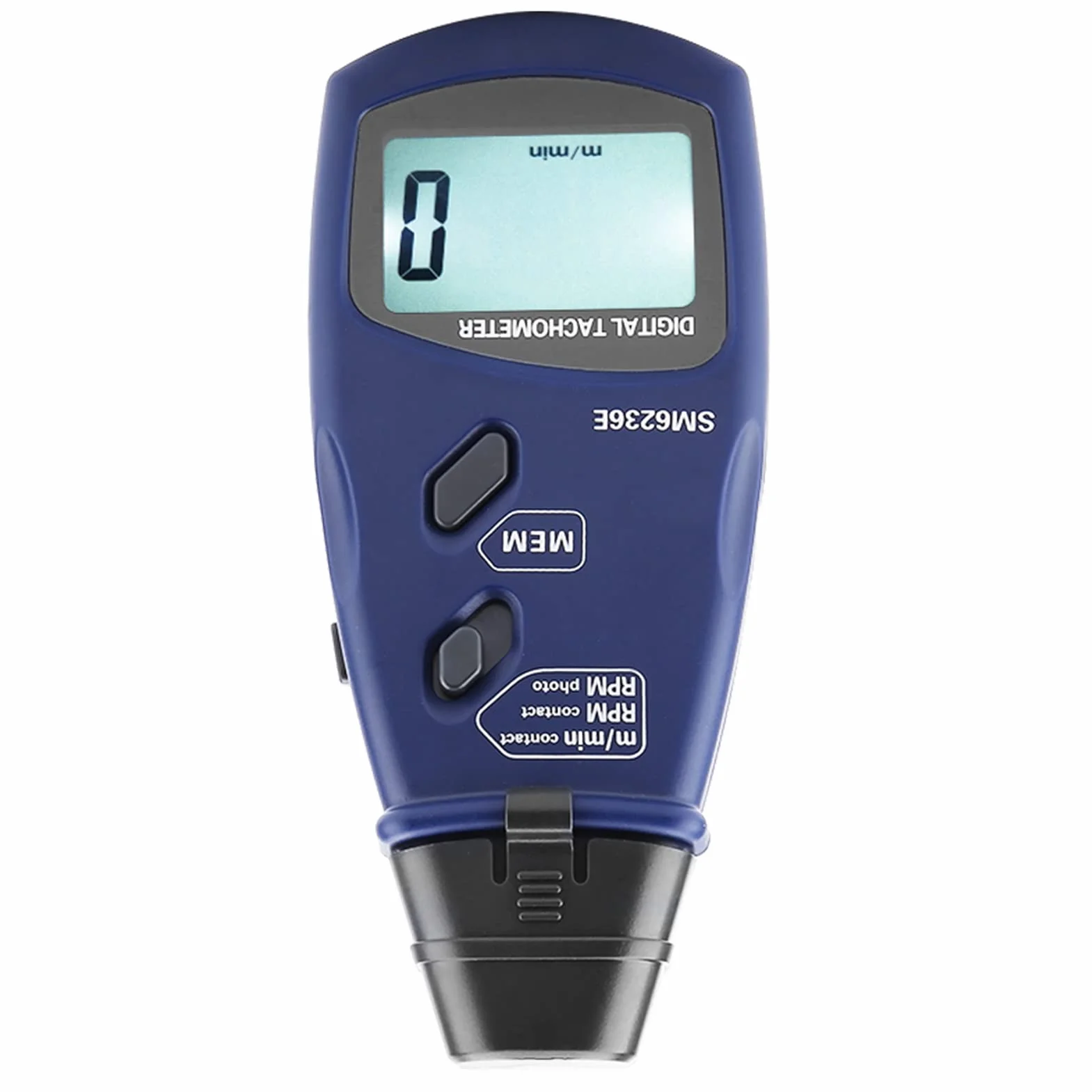 Estink Tacómetro Digital LCD sin Contacto 2.5-99999 RPM Pantalla Retroiluminada 5 Dígitos
