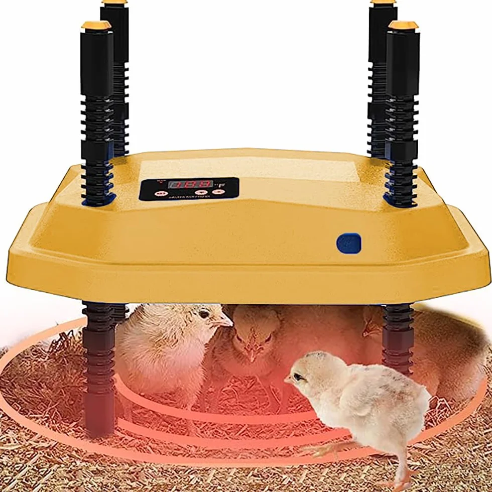 Criadora de Pollitos Calentador Altura Ajustable 25x25 Bajo Consumo