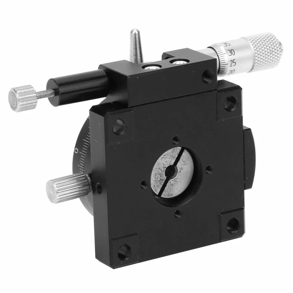 RSP40-L Mesa Deslizante Micrométrica Eje R Plataforma Recorte Deslizamiento Lineal Ajustable Manualmente Rodamientos Rodillos Cónicos