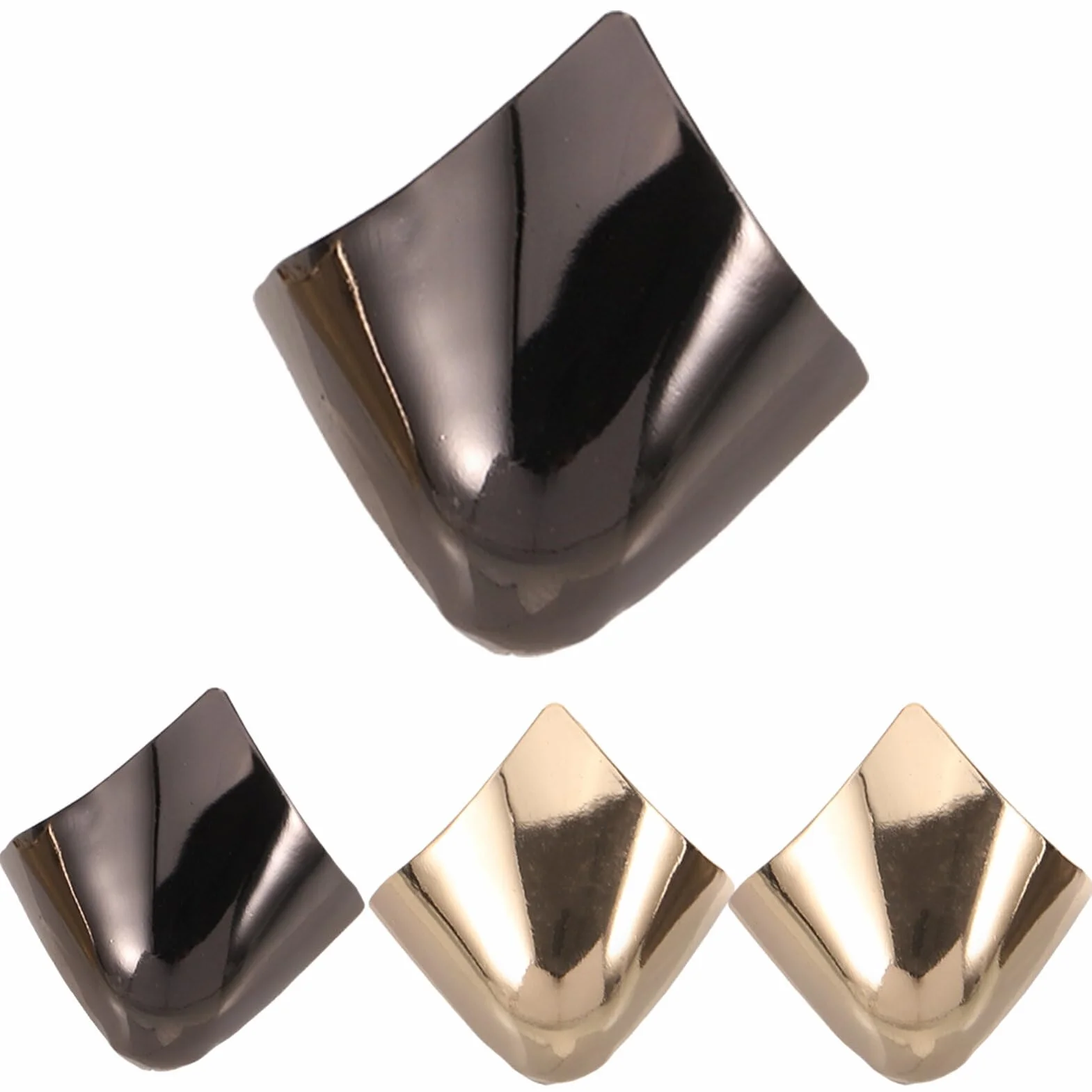 Cubre Puntas Metálico Para Zapatos Mujer 2 Pares De Puntera Para Tacones Altos Puntiagudos Accesorios Para Protección Y Decoración Invisible De Tacones