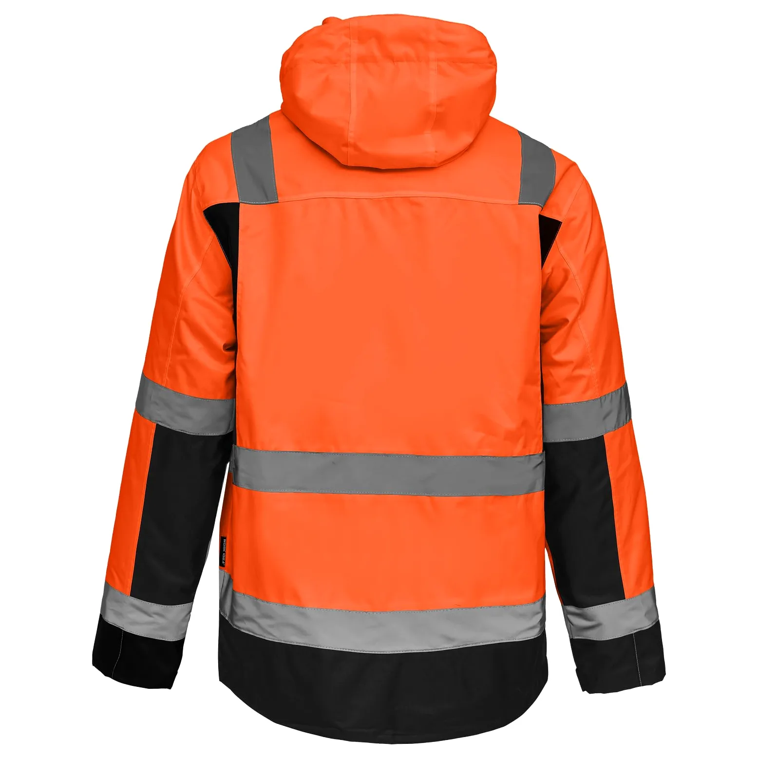 WORK IDEA Versátil chaqueta de trabajo 3 en 1 con reflectores. Impermeable, resistente al viento, transpirable. Ropa de trabajo de invierno ideal y chaqueta de seguridad para todas las estaciones