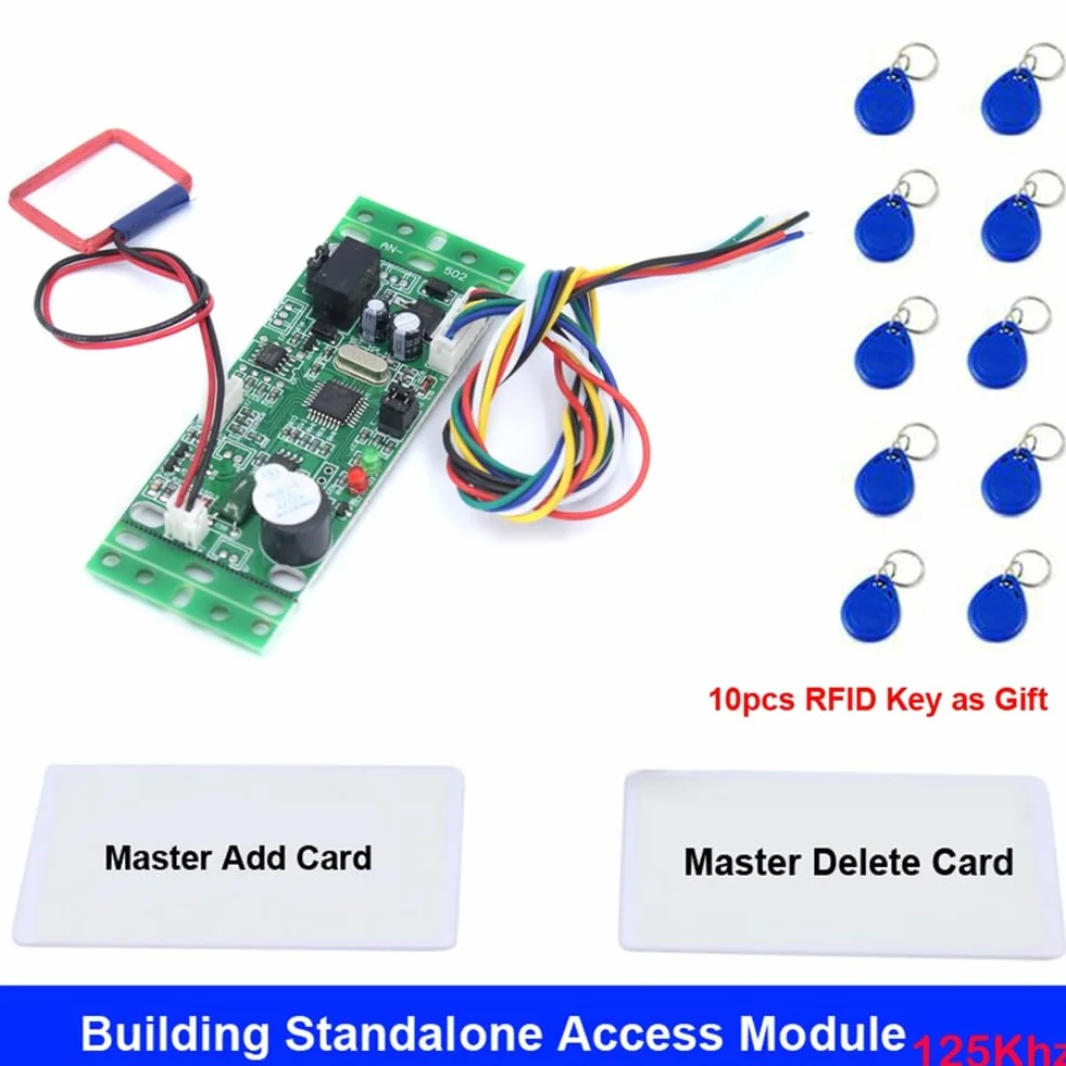 Módulo de control de acceso RFID 125KHz Tarjeta Controlador Embedded