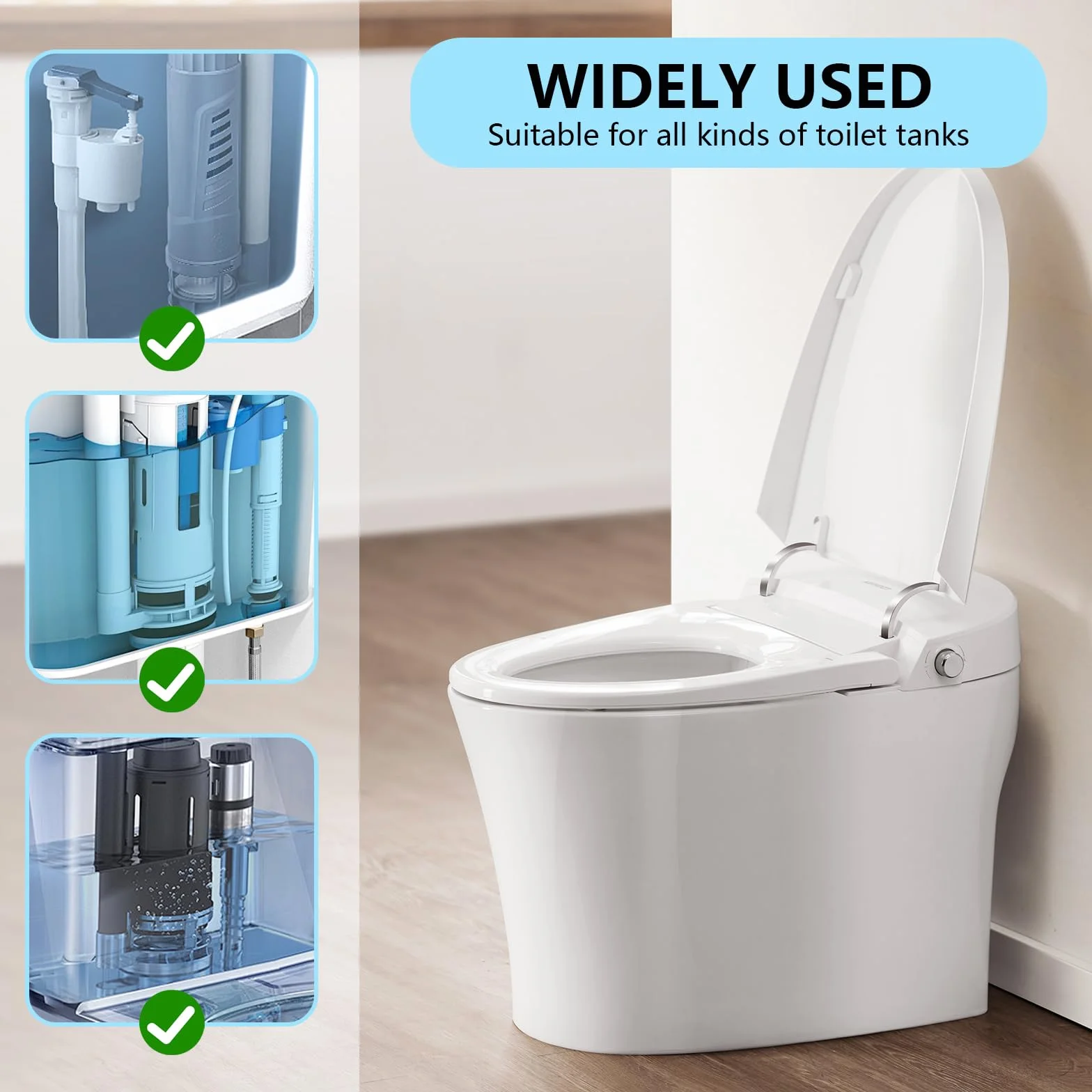 Geberit Junta de Sellado para Válvula de Descarga WC 4 Piezas Silicona Repuesto 816.418.00.1 Blanco