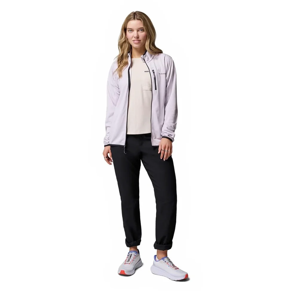 Columbia Essential Hike Grid Fleece Full Zip, Chaqueta De Forro Polar Con Cremallera para Mujer
