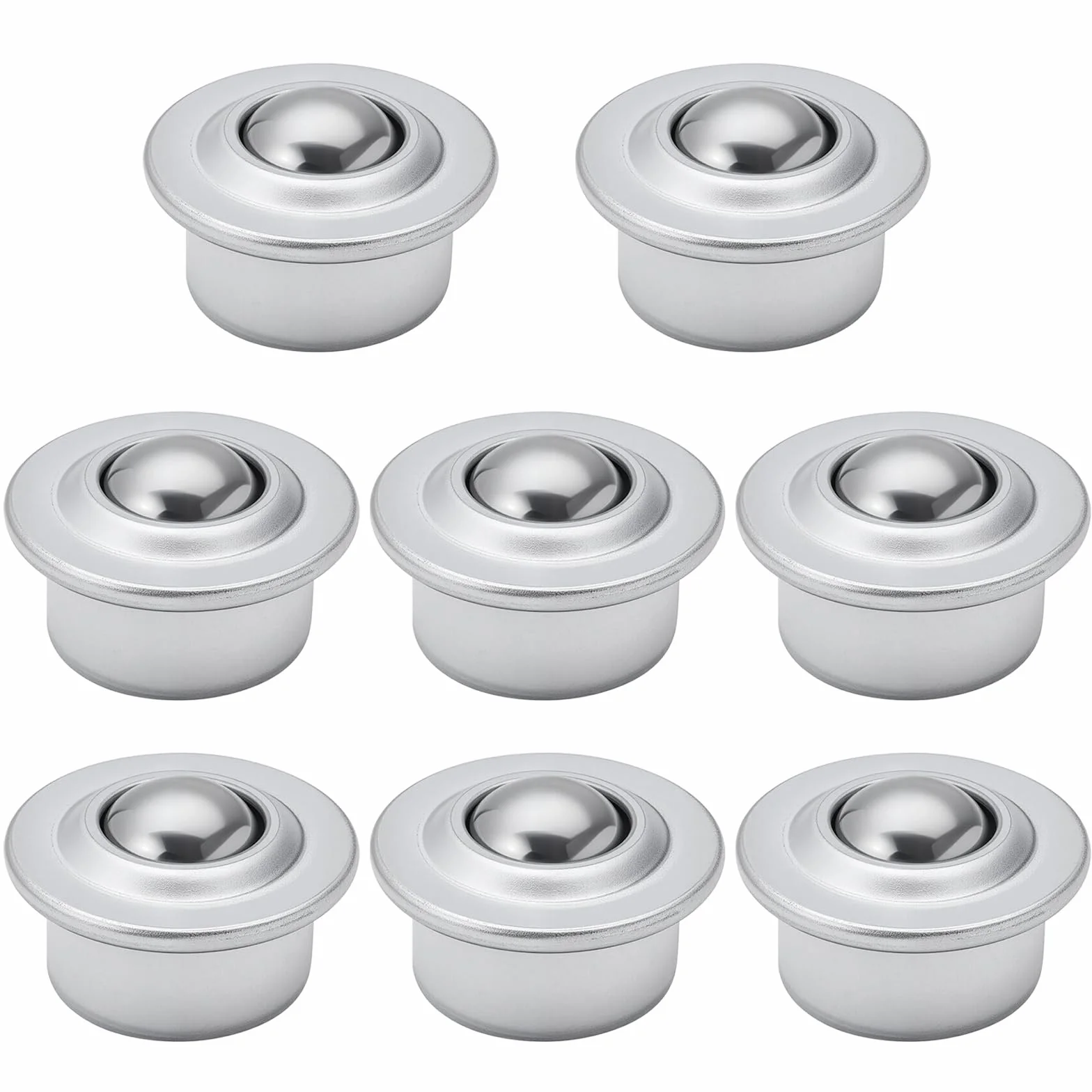 Rodamientos de Bola Rueda de Transferencia Acero 20mm Altura 8 Piezas