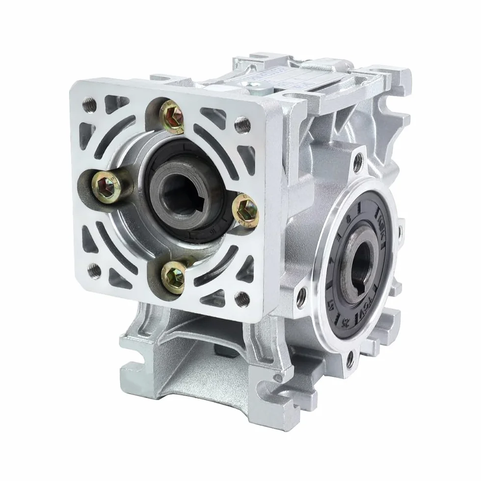 Reductor de velocidad de engranaje helicoidal NMRV30 50:1 STEPPERONLINE 11 mm eje entrada