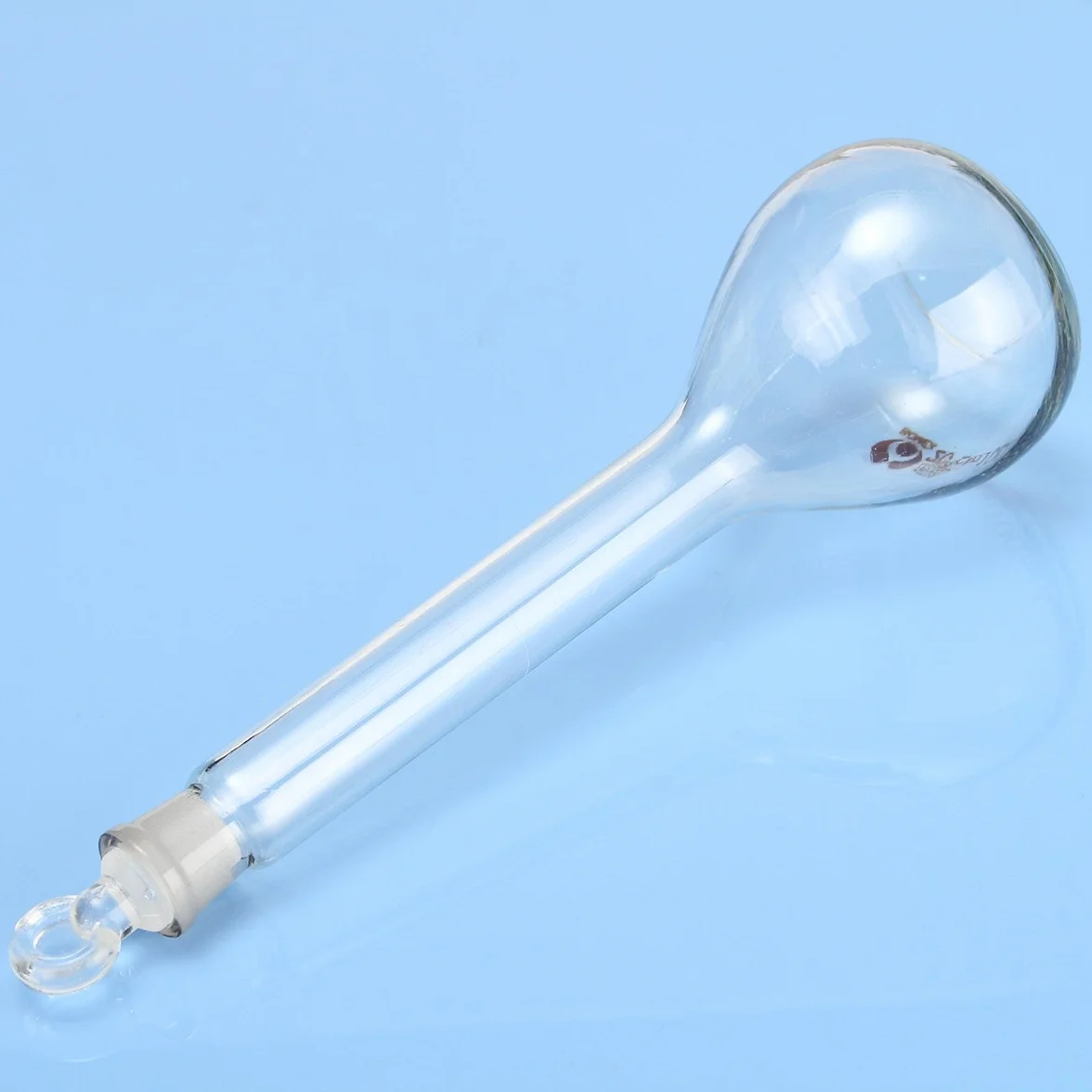 Matraz Aforado de Vidrio de Borosilicato 100 ml con Tapón