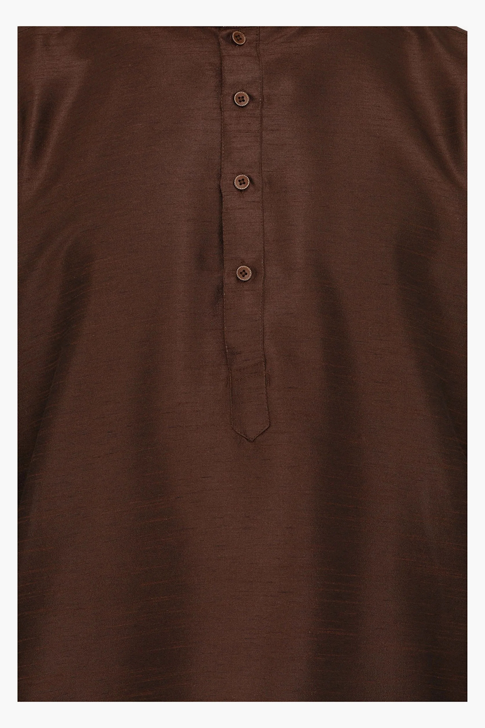 Tag 7 Pijama Kurta mezcla 40 marrón y blanco para hombre, Marrón y blanco, 42