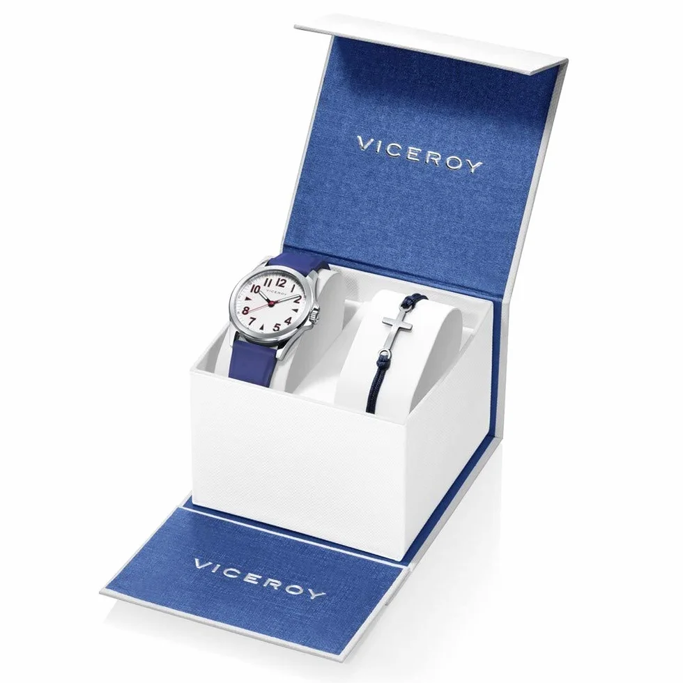 Reloj Viceroy Niño Pack 42397-04 + Pulsera Cruz