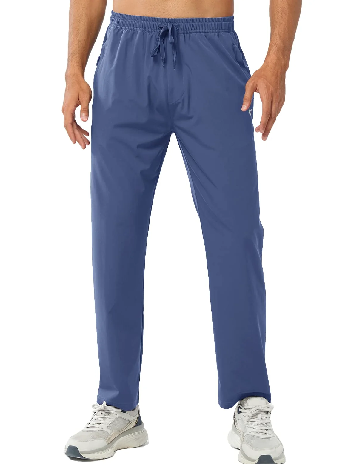 NORTHYARD Pantalon Chandal Hombre Impermeable UV Pantalones Secado Rápido Senderismo con Bolsillo con Cremallera