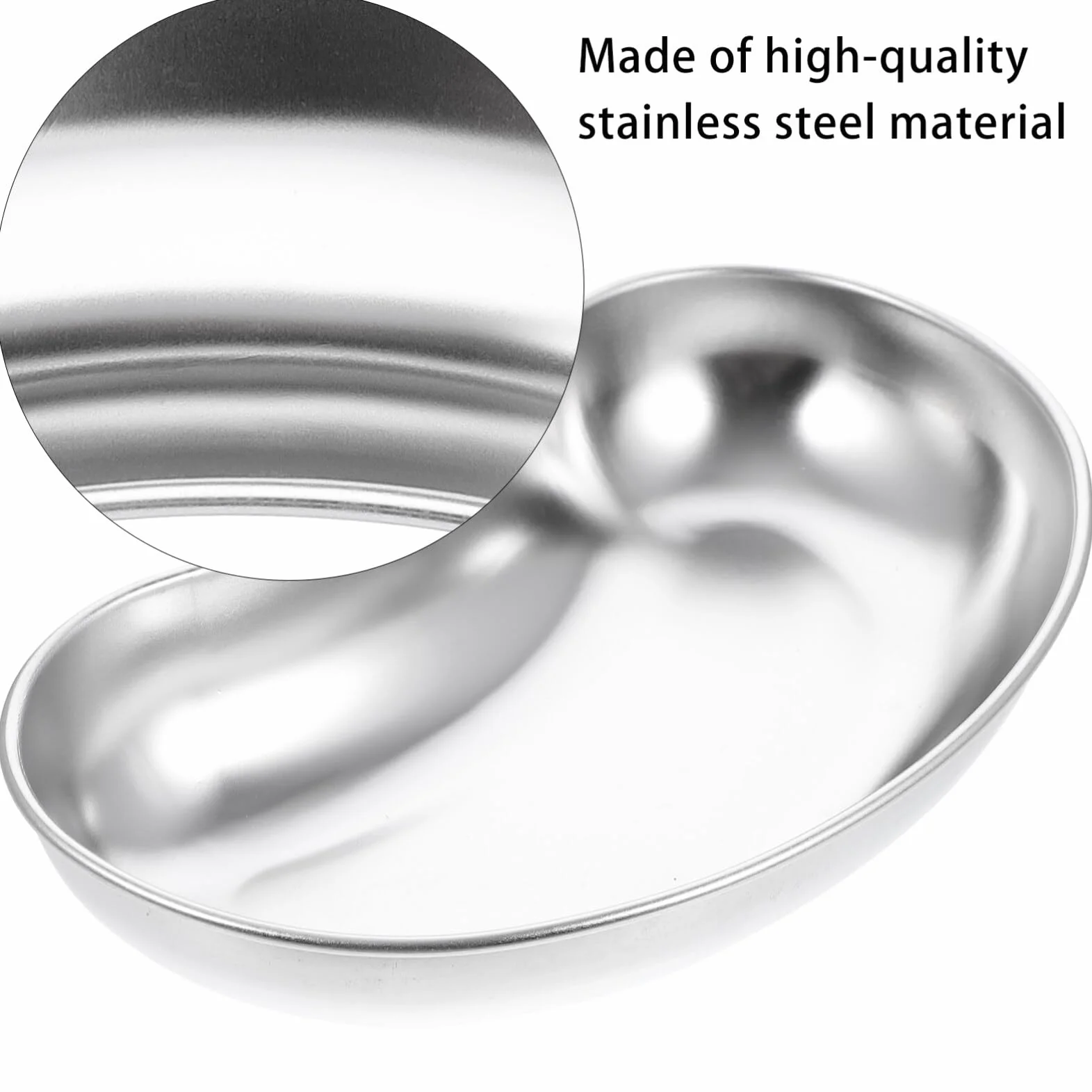 Bandeja de Acero Inoxidable para Riñonera Lavabo Emesis Instrumentos de Laboratorio Dental Quirúrgicas Médicas