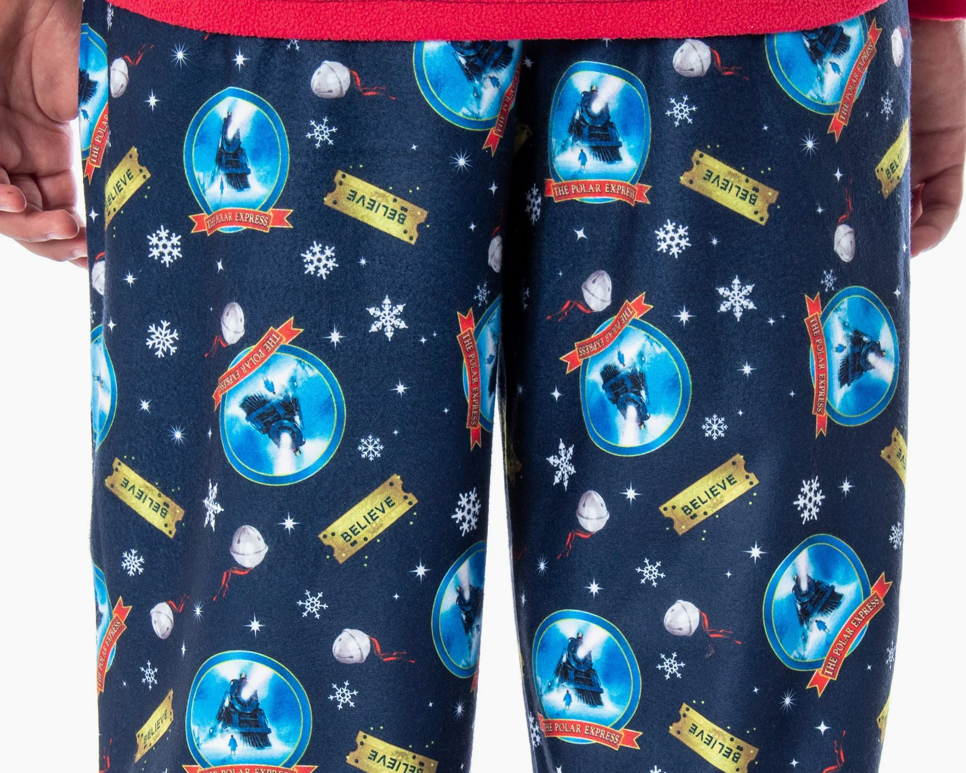 El tren expreso polar Niños Grandes Raglan Pajama Set (6/7)
