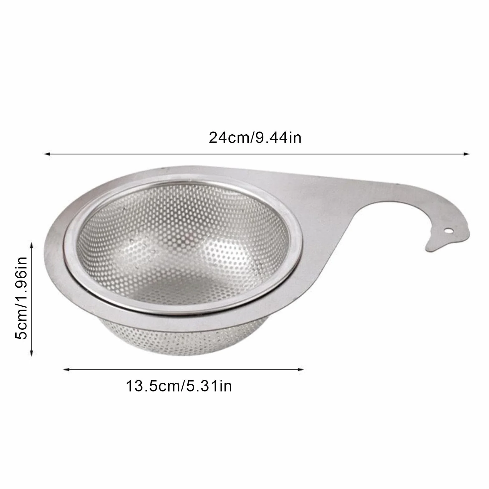 Filtro para fregadero de cocina de acero inoxidable, cesta de drenaje multifuncional antiobstrucción