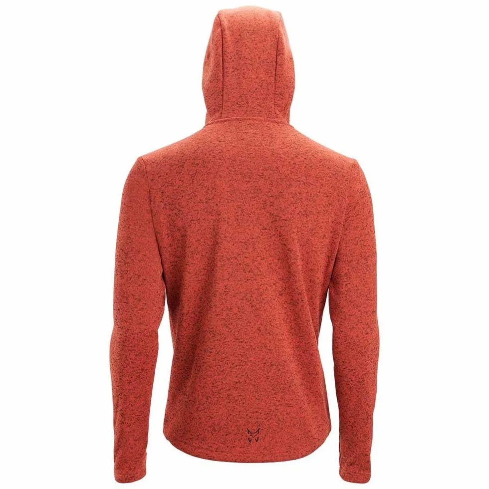 Chaqueta de punto con capucha Ocre Talla M